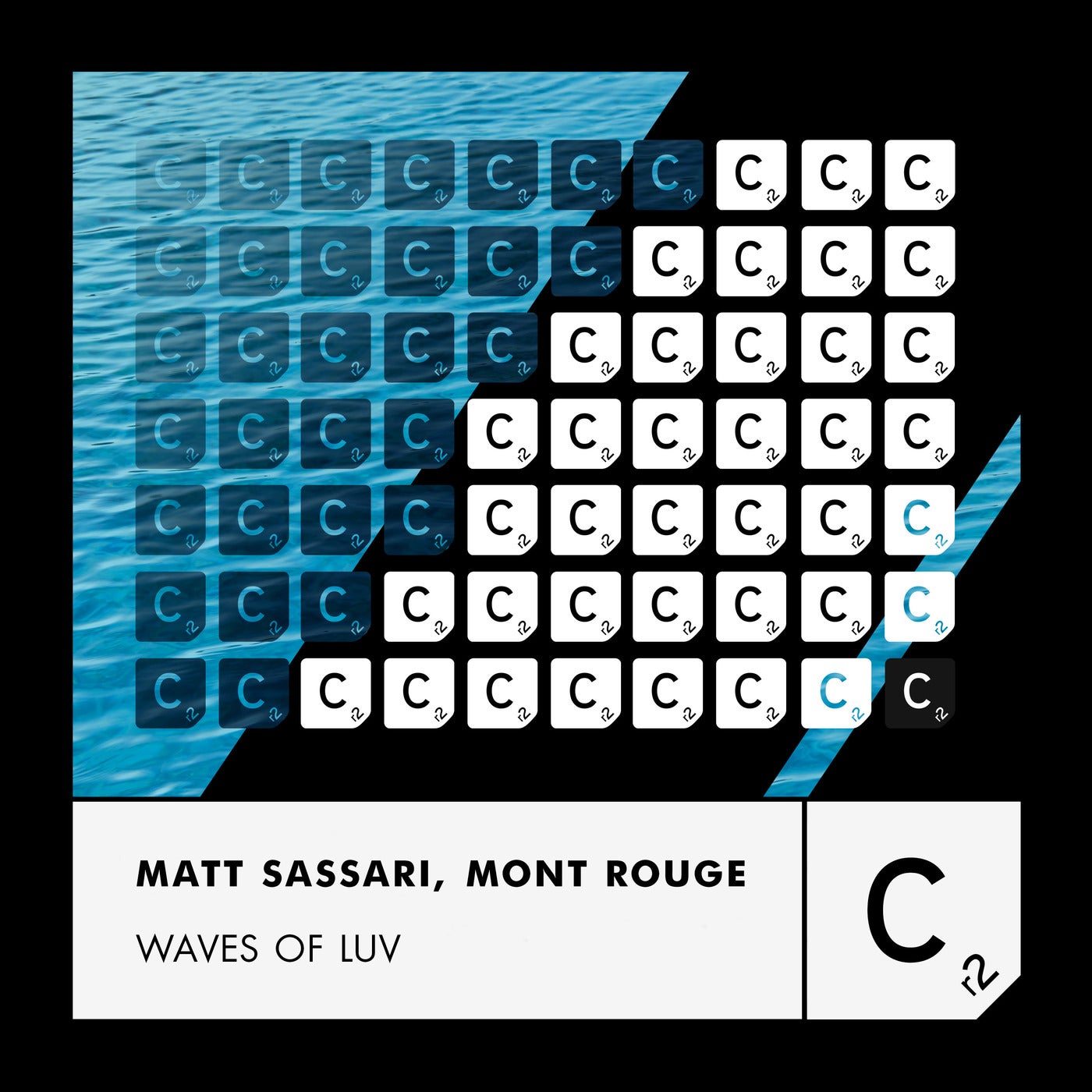 Cover - Matt Sassari, Mont Rouge - Waves of Luv (Extended Mix) Promo tools