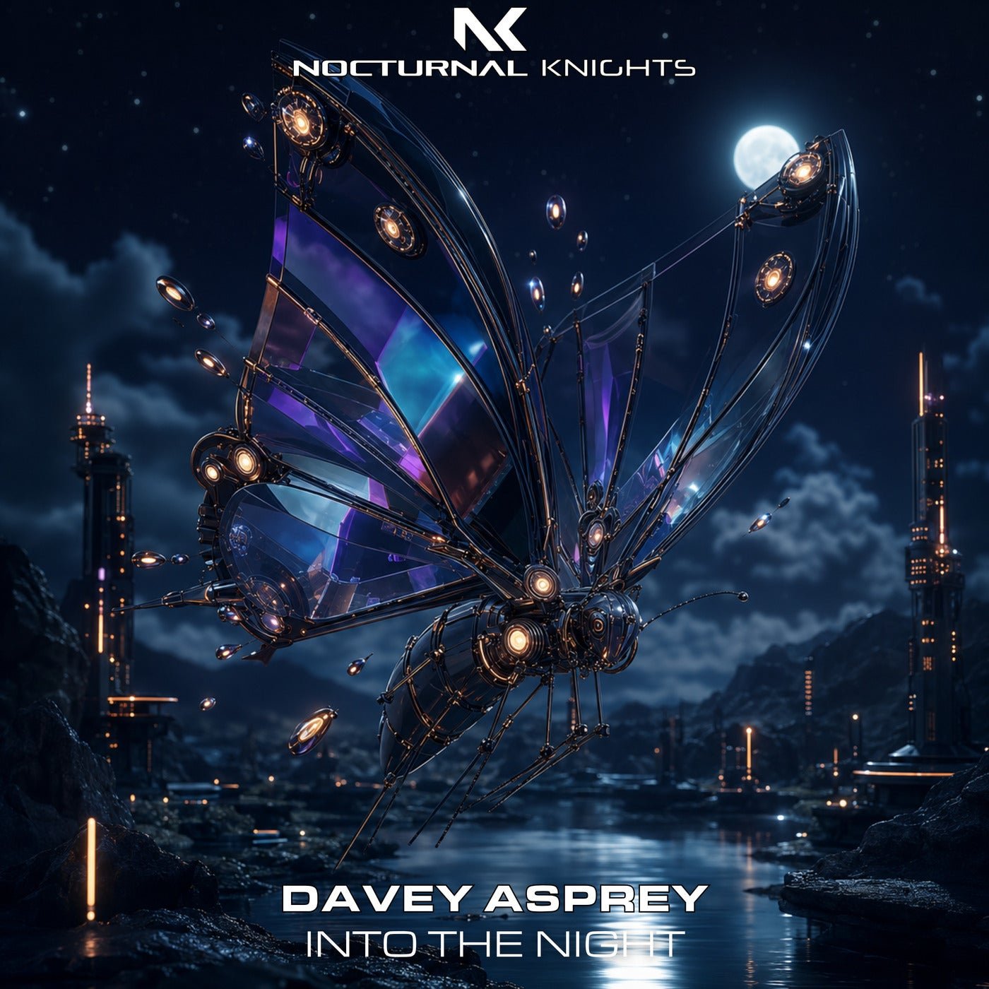 Cover - Davey Asprey - Into The Night (Extended Mix) Promo tools