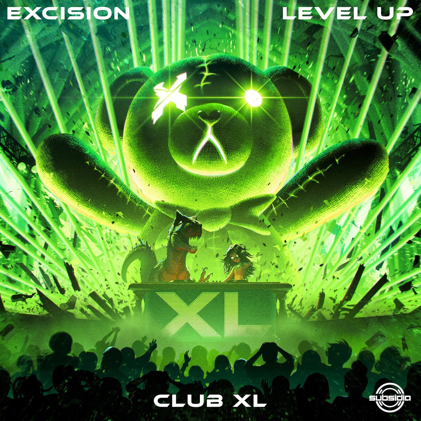 Cover - Excision, LEVEL UP - Club XL (Original Mix) Promo tools