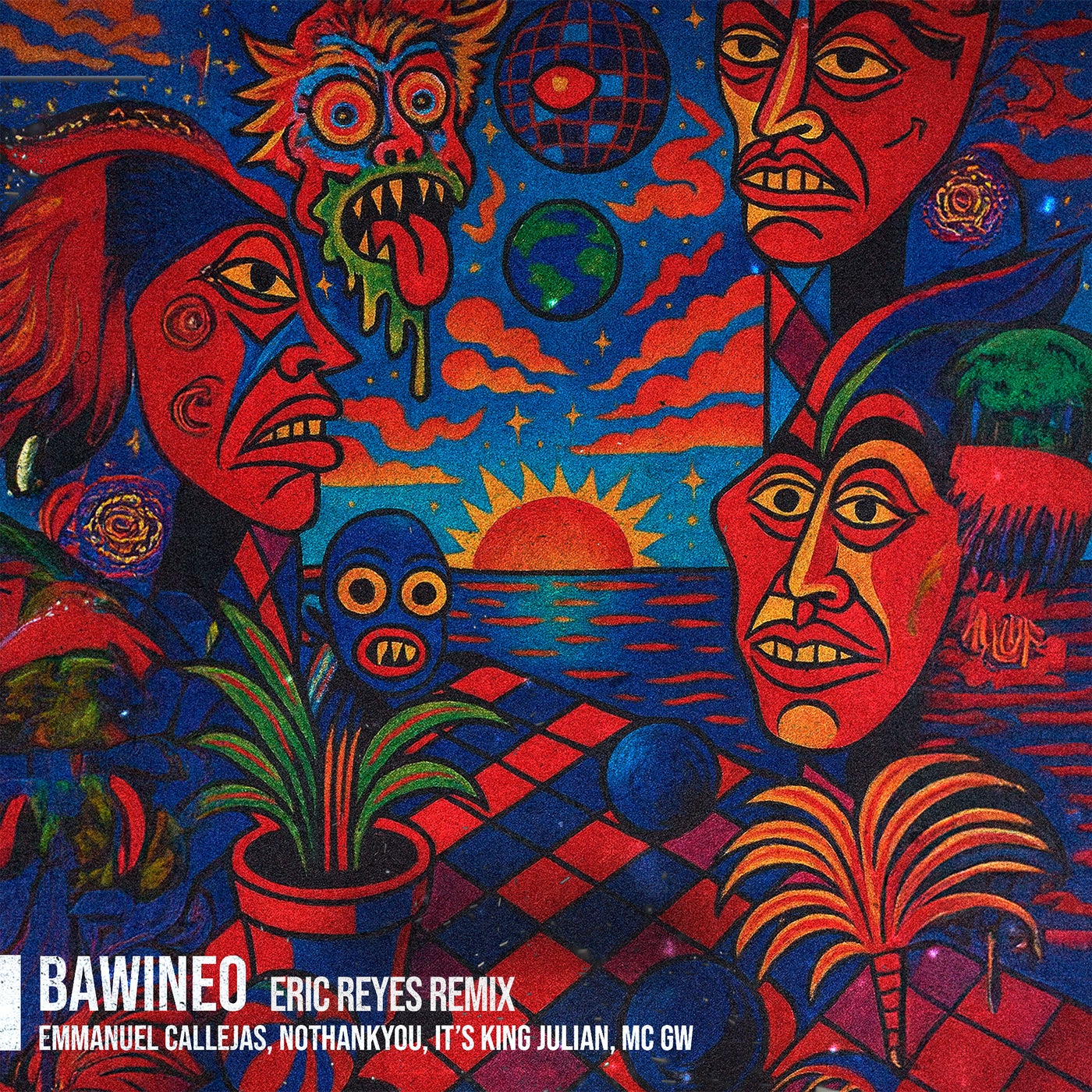 Cover - MC GW, Emmanuel Callejas, NOTHANKYOU, IT'S KING JULIAN - Bawineo (Eric Reyes Remix) Promo tools