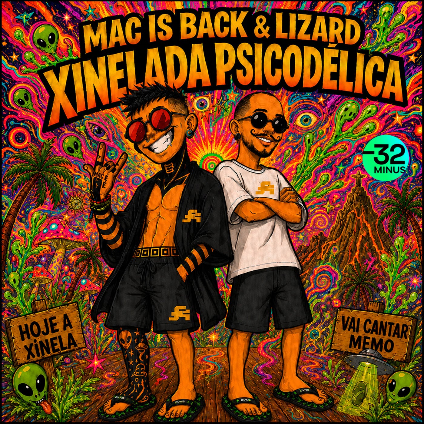 Cover - Mac is Back, LIZARD (BR) - XINELADA PSICODELICA (Original Mix) Promo tools