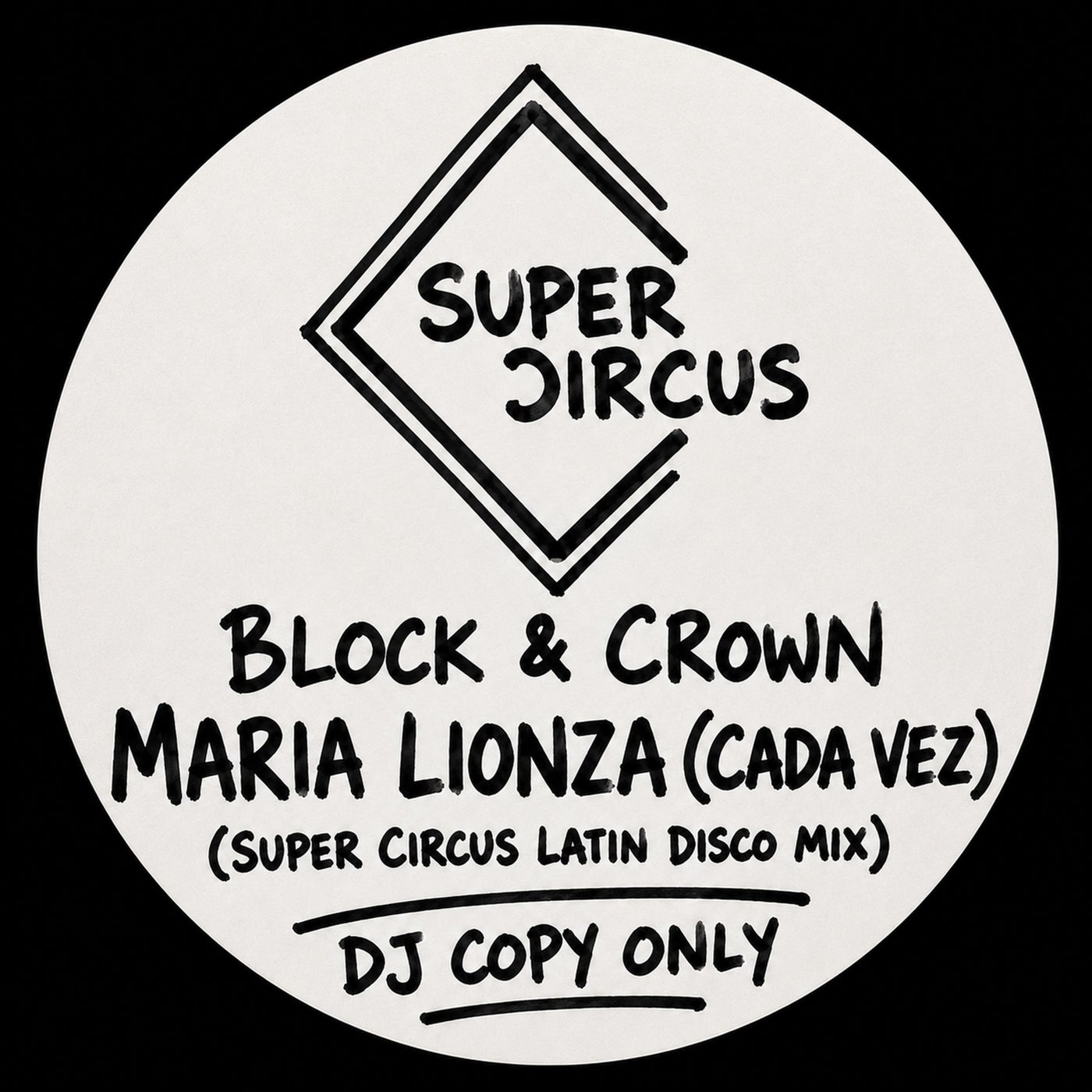 Cover - Block & Crown - Maria Lionza (Cada Vez) (Original Mix) Promo tools