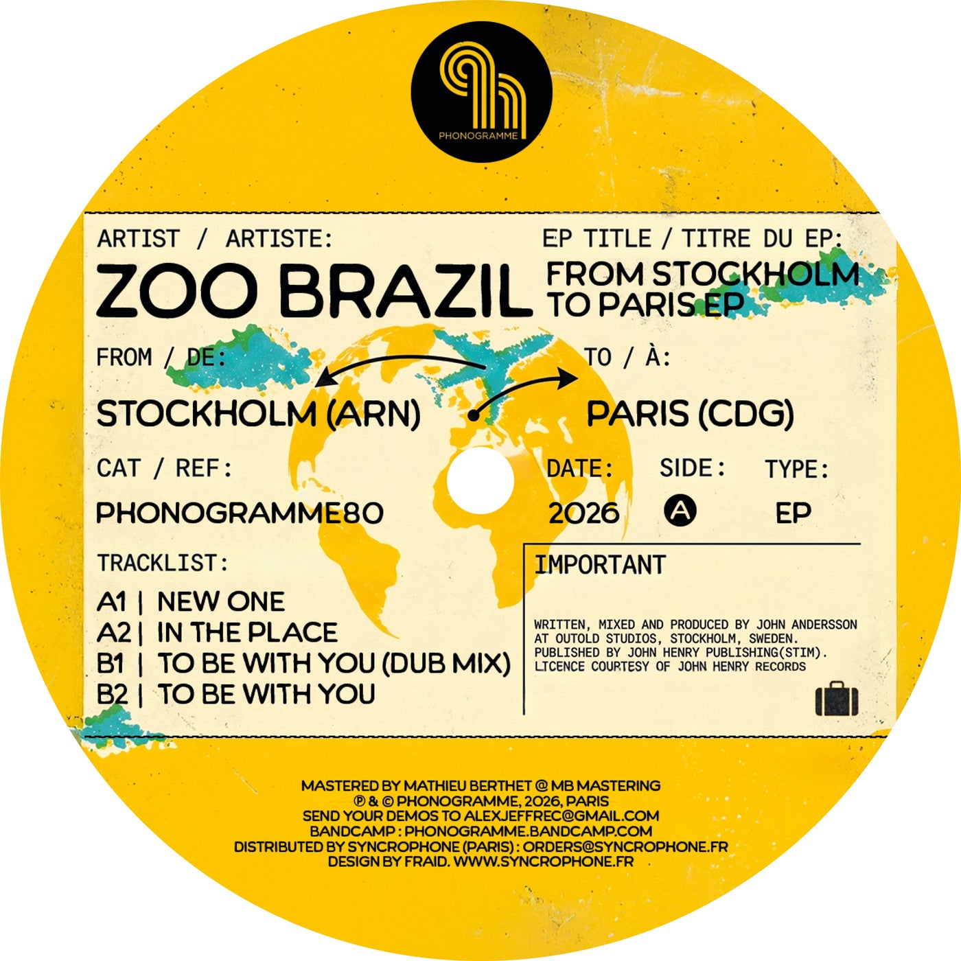 Cover - Zoo Brazil - New One (Original Mix) Promo tools