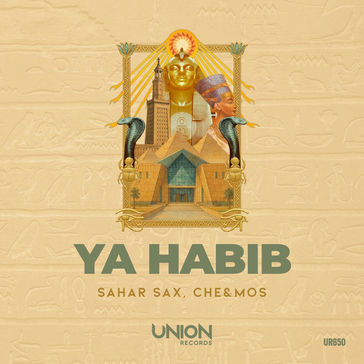 Cover - Che&Mos, SAHAR SAX - YA HABIB (Extended Mix) Promo tools