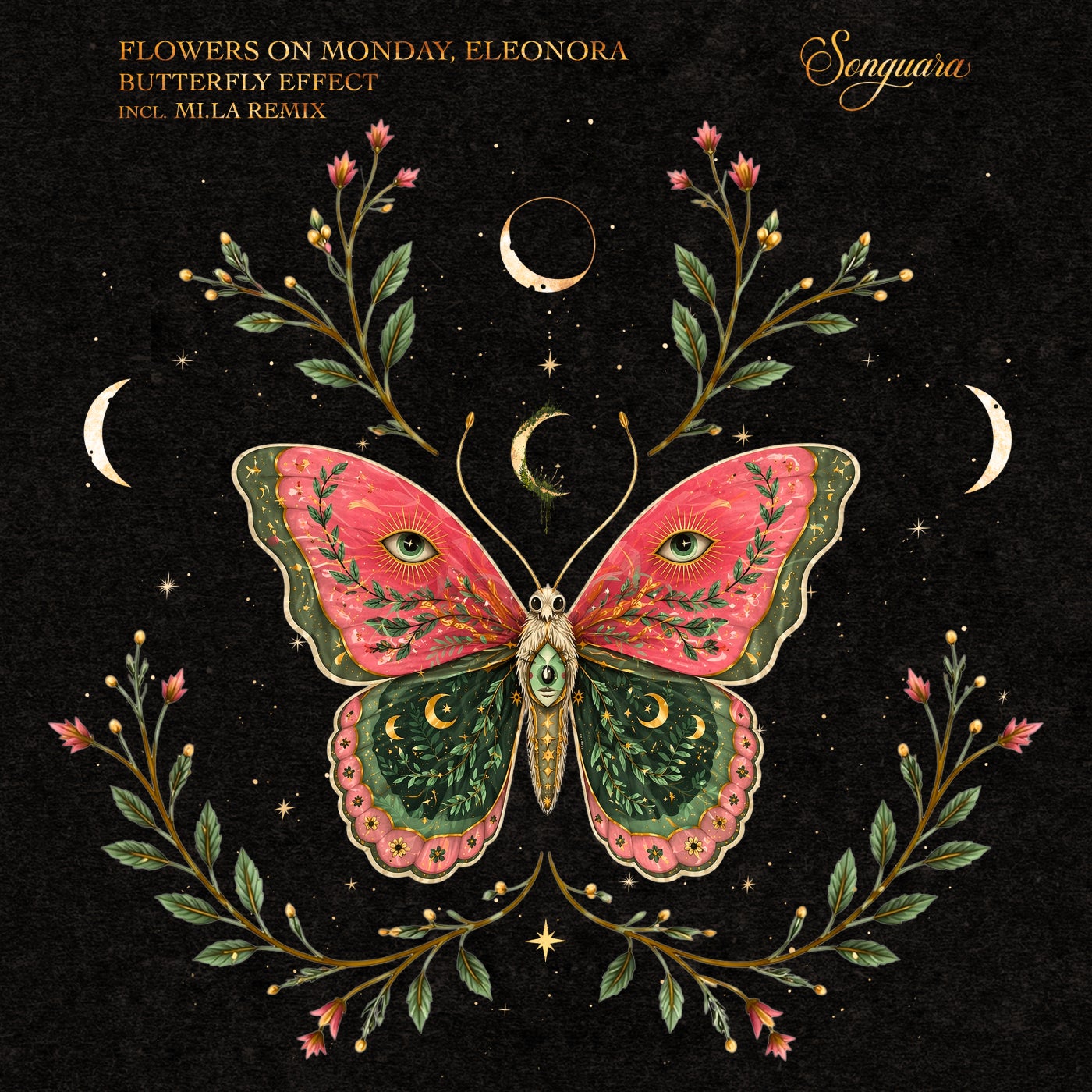 Cover - Eleonora, Flowers on Monday - Butterfly Effect (Extended Mix) Promo tools