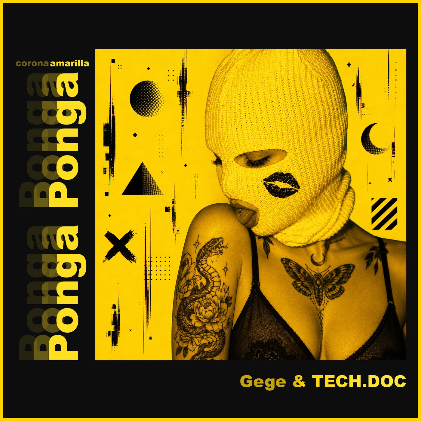 Cover - Gege, TECH.DOC - Ponga Ponga (Extended Mix) Promo tools