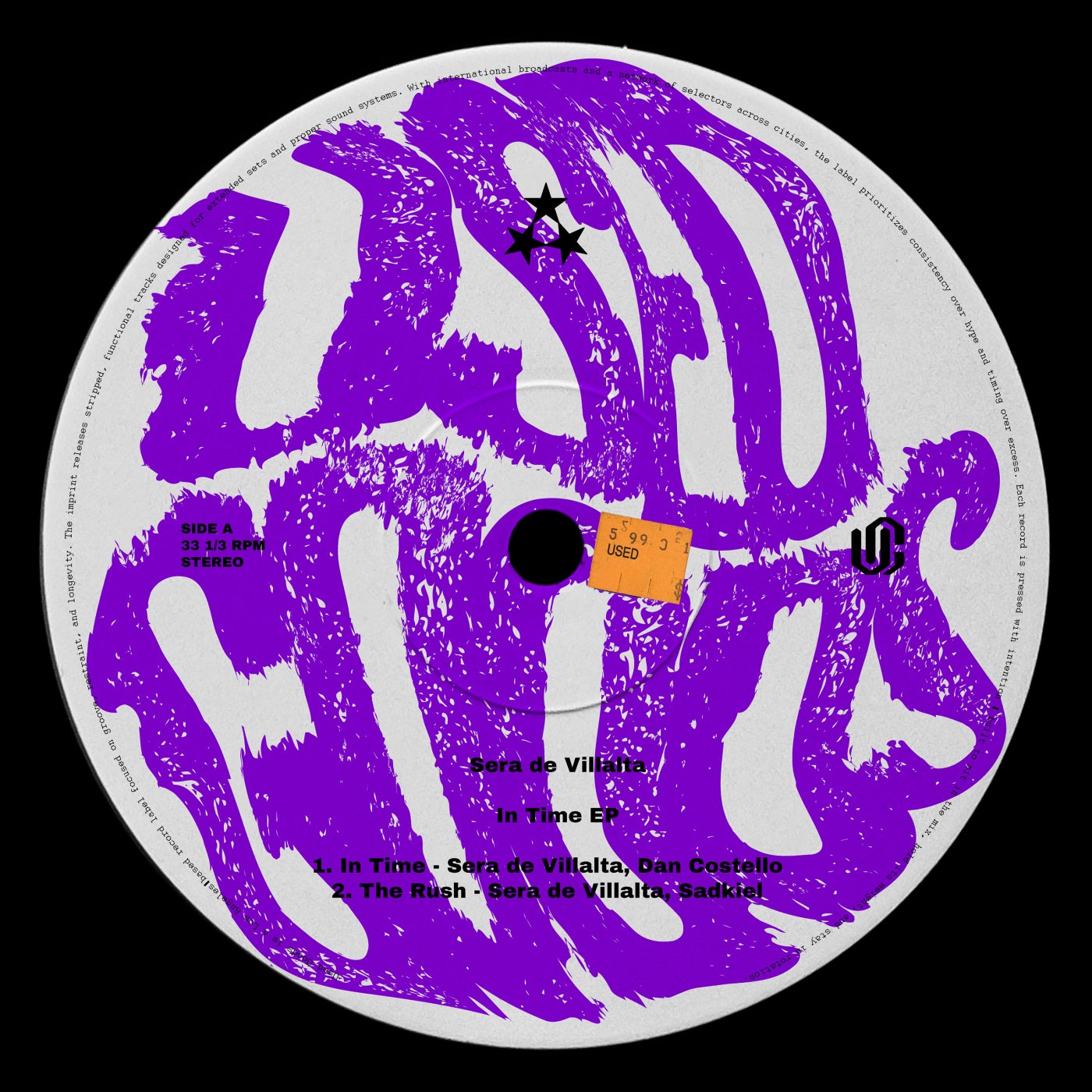 Cover - Dan Costello, Sera De Villalta - In Time (Extended) Promo tools