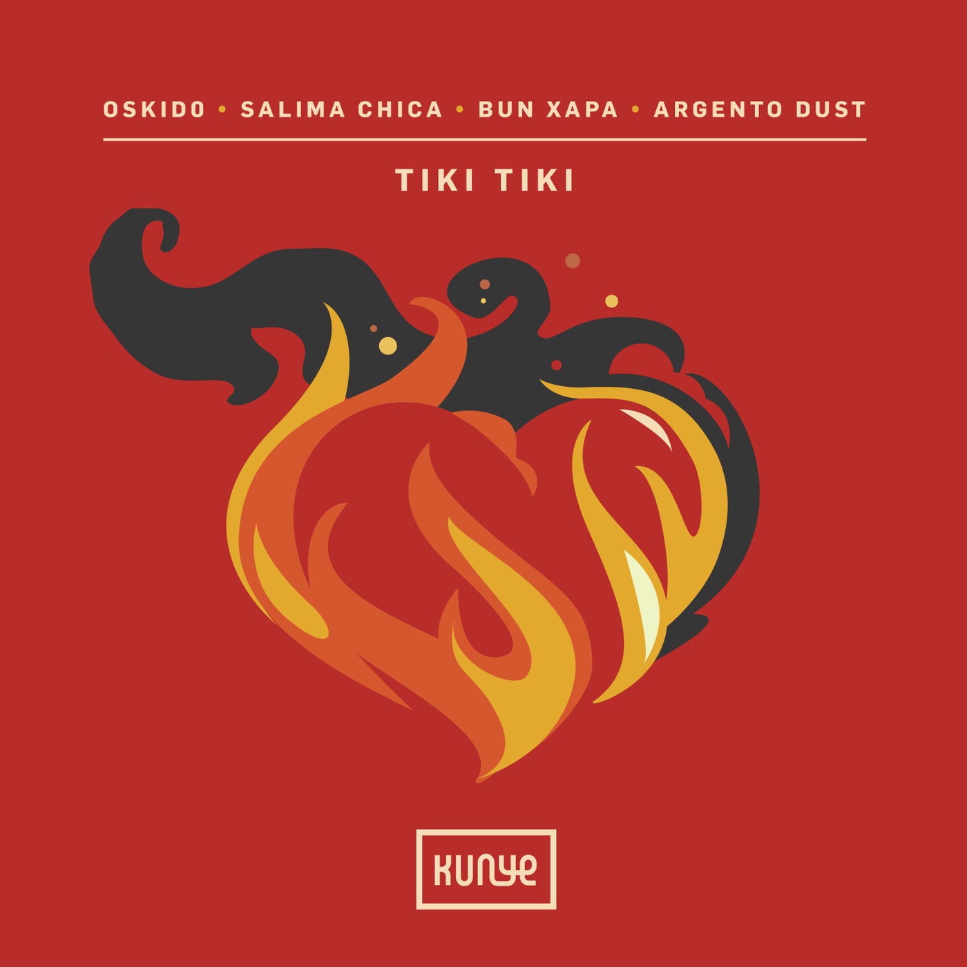 Cover - Oskido, Argento Dust, Bun Xapa, Salima Chica - Tiki Tiki 2.0 (Extended) Promo tools