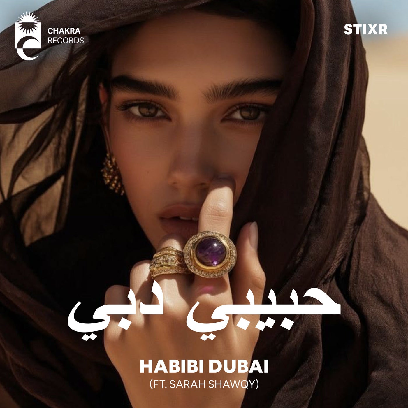 Cover - Stixr, Sarah Shawqy - Habibi Dubai (Extended Mix) Promo tools