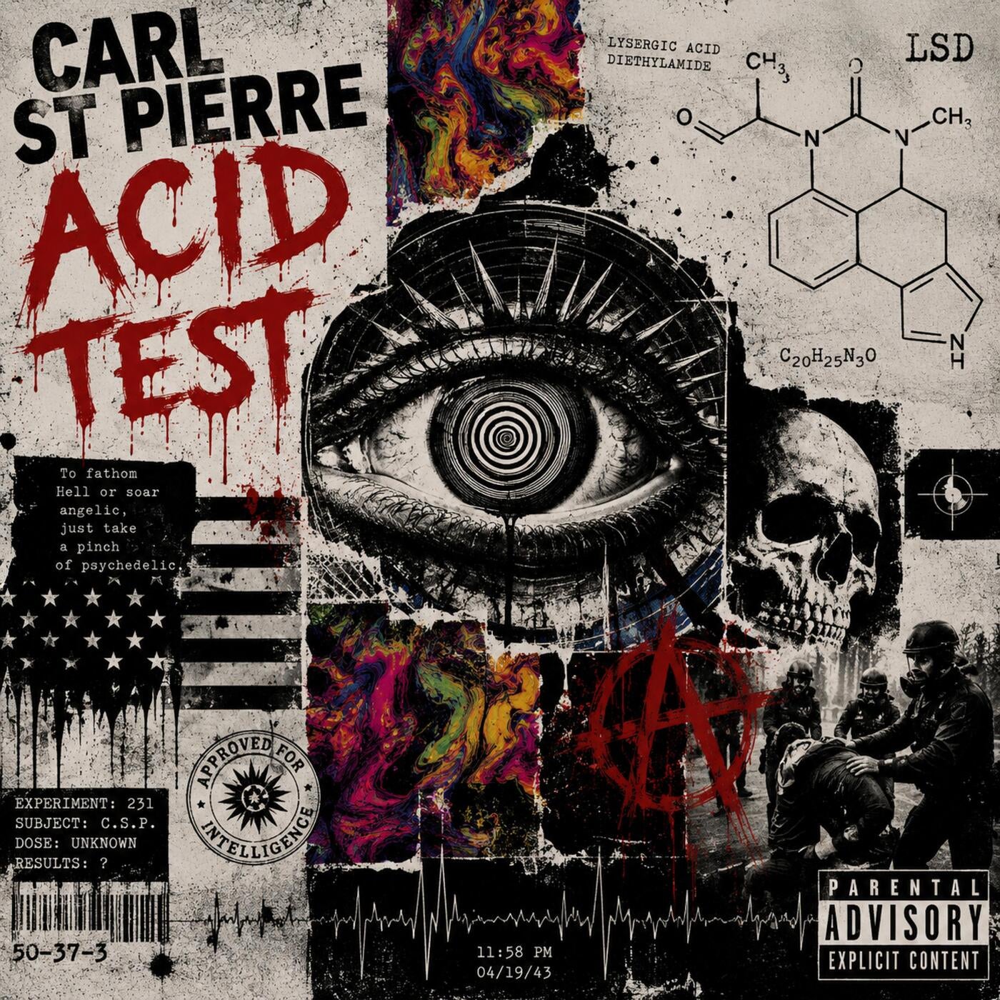 Cover - Carl St. Pierre - Acid Test (Original Mix) Promo tools