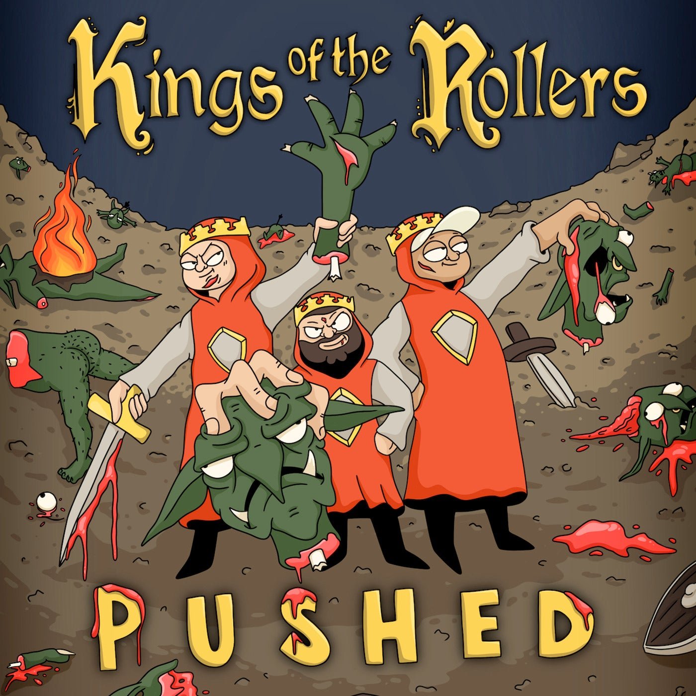 Cover - Kings Of The Rollers - Pushed (Original Mix) Promo tools