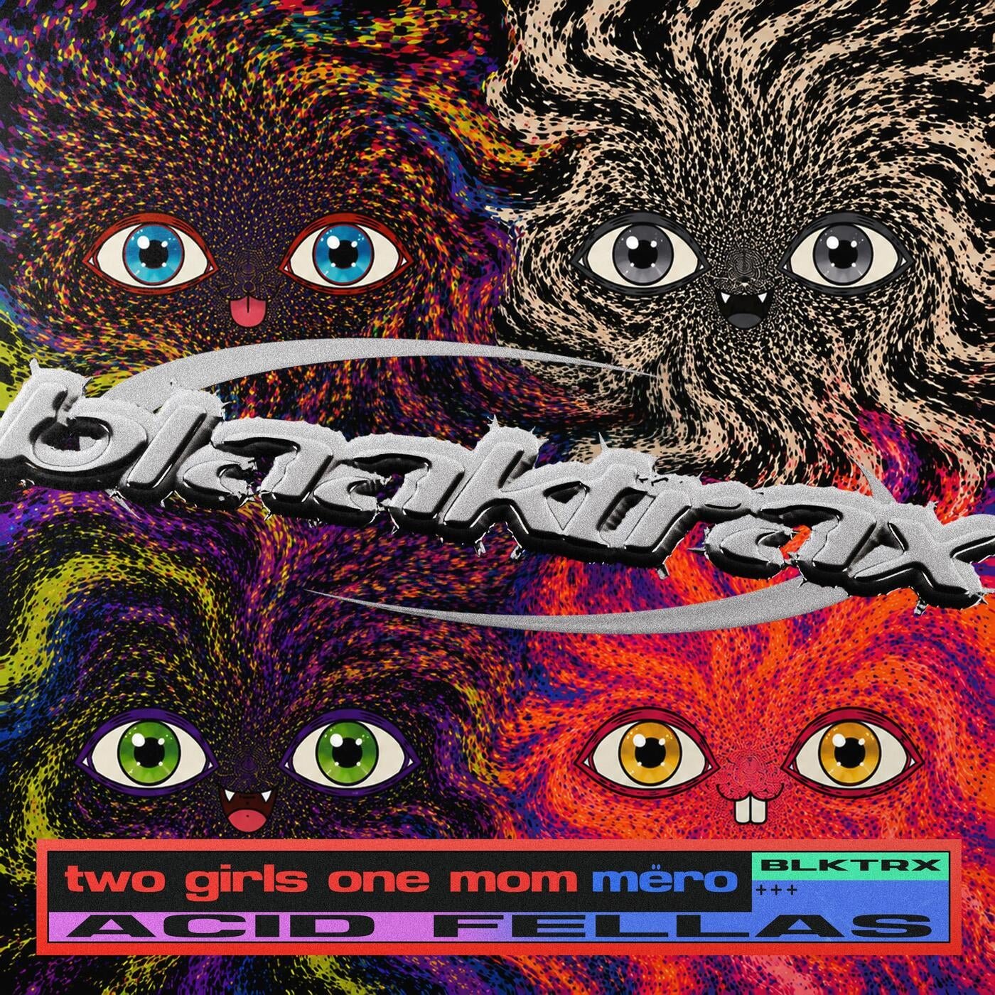 Cover - Mero, two girls one mom - Acid Fellas (Extended Mix)