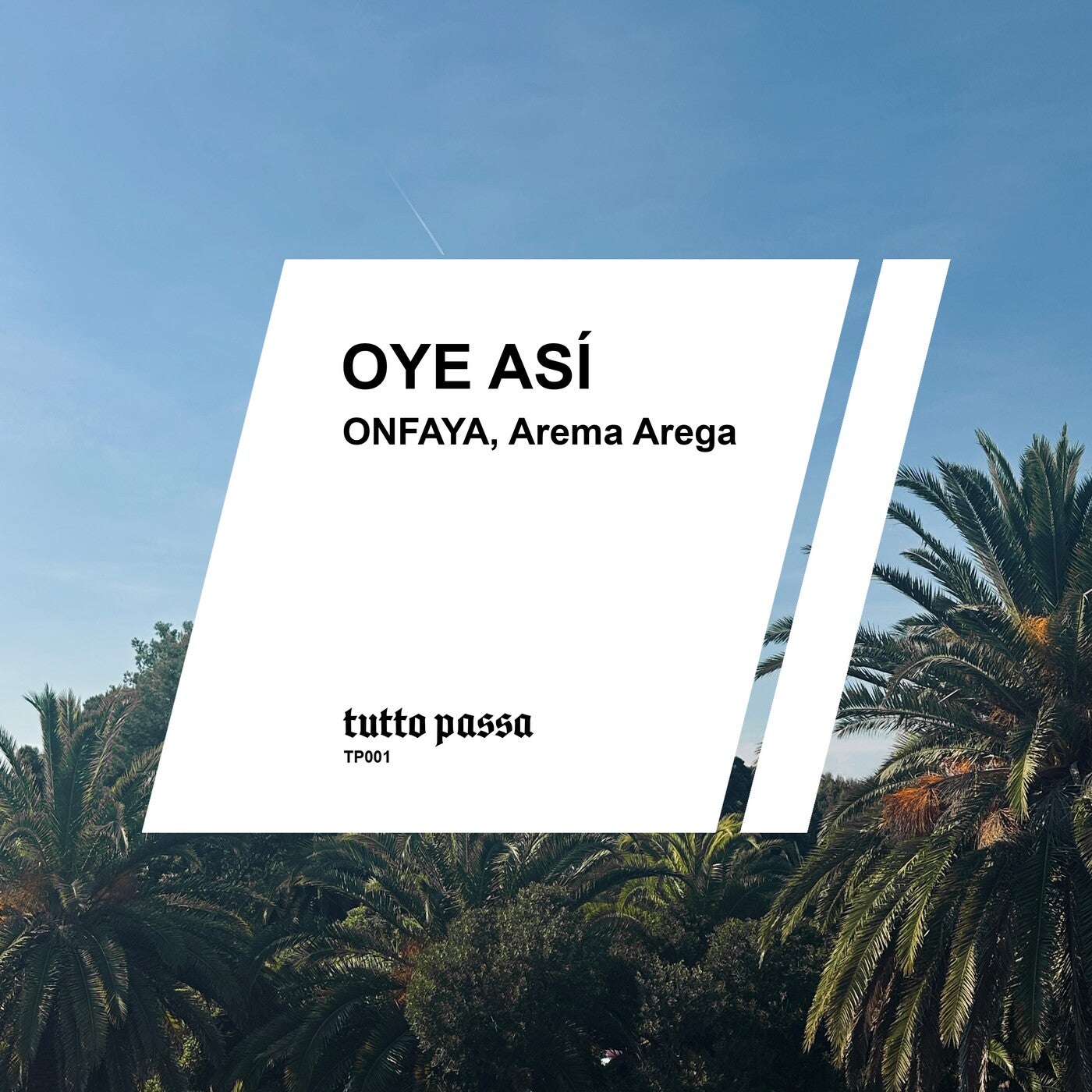 Cover - Arema Arega, ONFAYA - Oye Así (Extended Mix) Promo tools