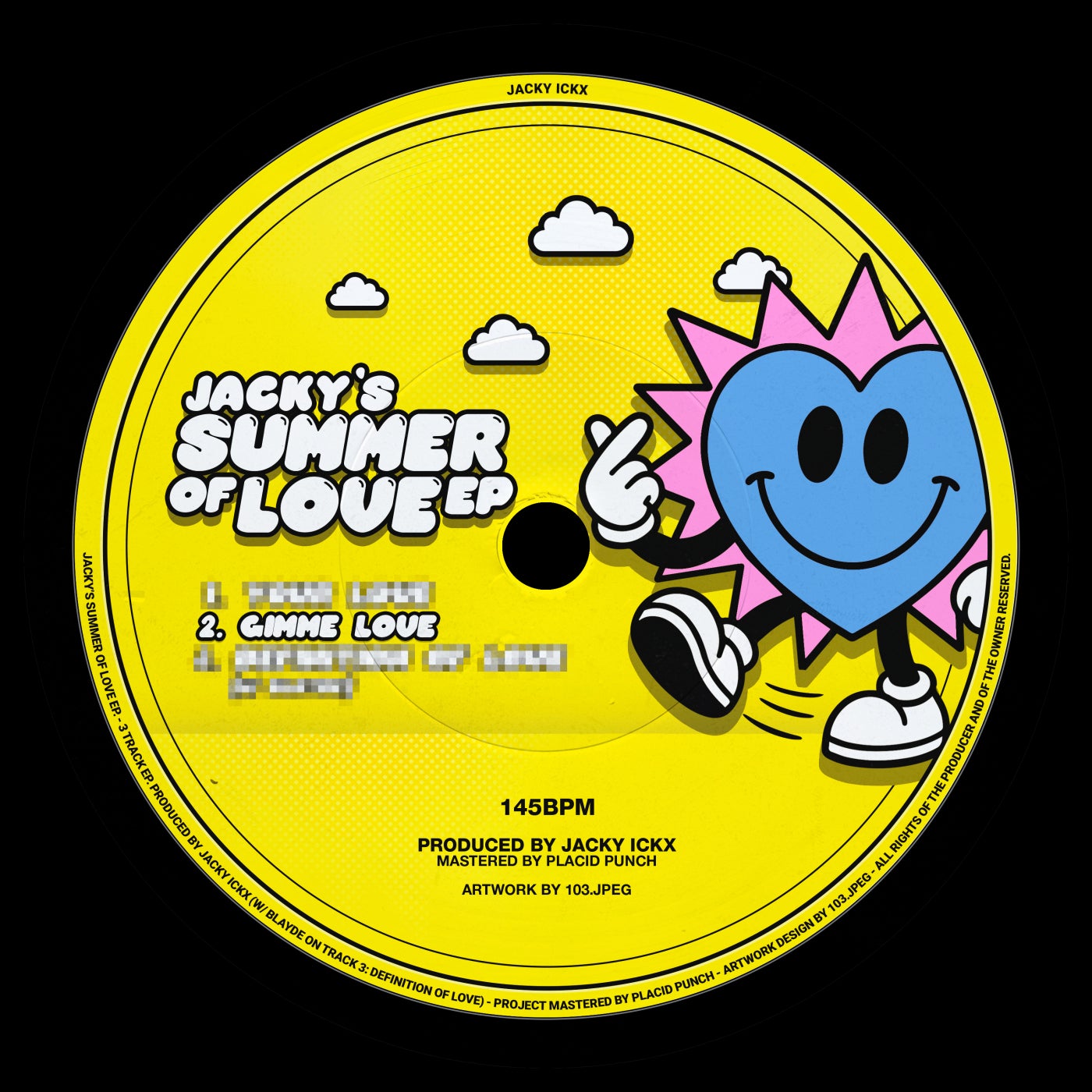Cover - Jacky Ickx - GIMME LOVE (Extended Mix) Promo tools