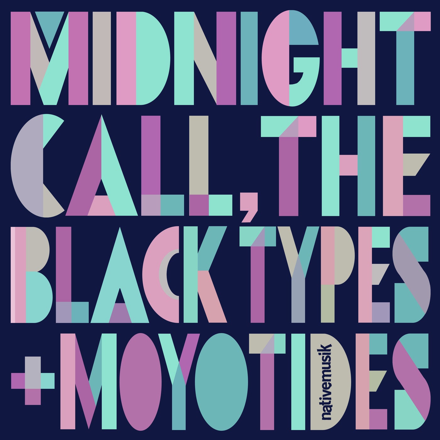Cover - THE BLACK TYPES, Moyotides - Midnight Call (Extended Mix) Promo tools