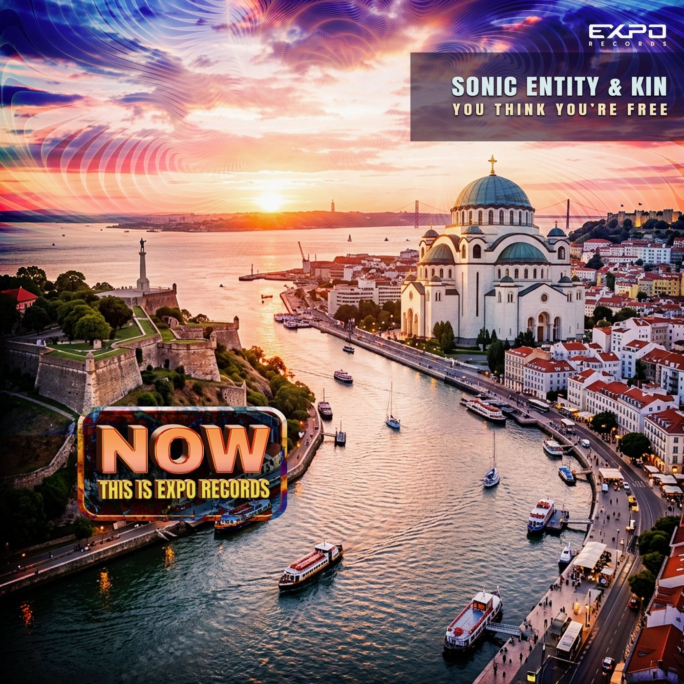 Cover - Sonic Entity, KIN (pt) - You Think You're Free (Original Mix) Promo tools