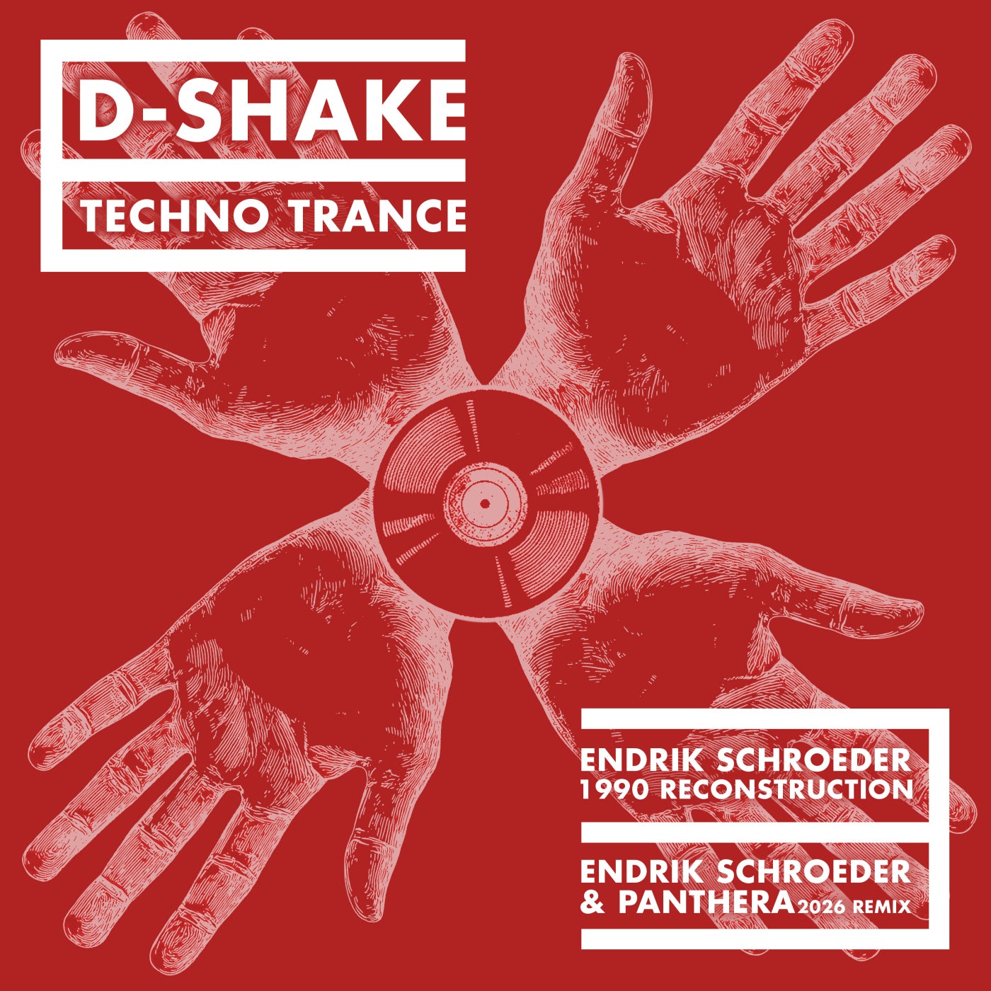 Cover - D-Shake - Techno Trance (Endrik Schroeder 1990 Reconstruction) Promo tools