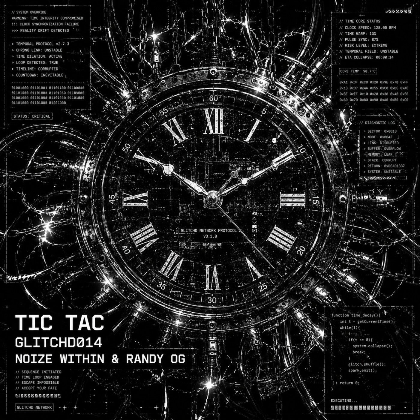 Cover - Randy OG, Noize Within - Tic Tac (Extended Mix) Promo tools