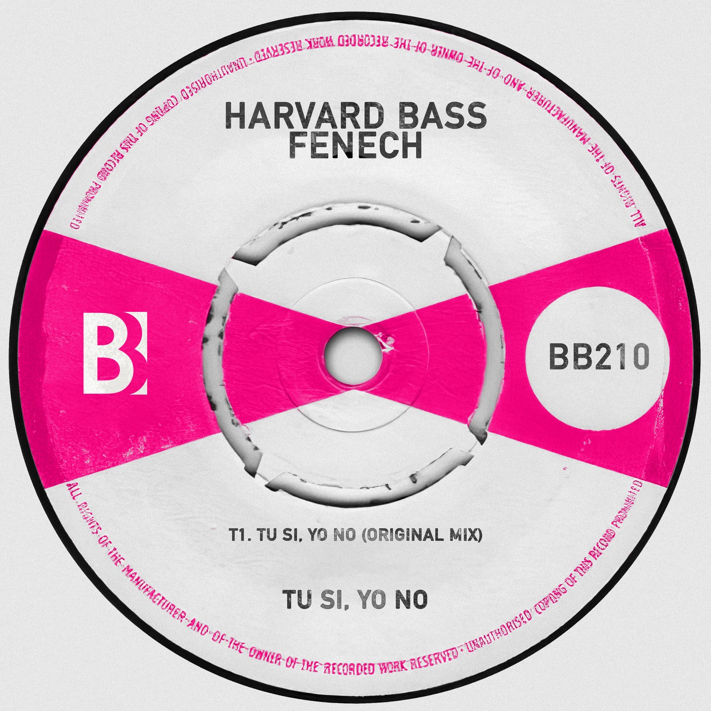 Cover - Harvard Bass, Fenech - Tu Si, Yo No (Original Mix) Promo tools
