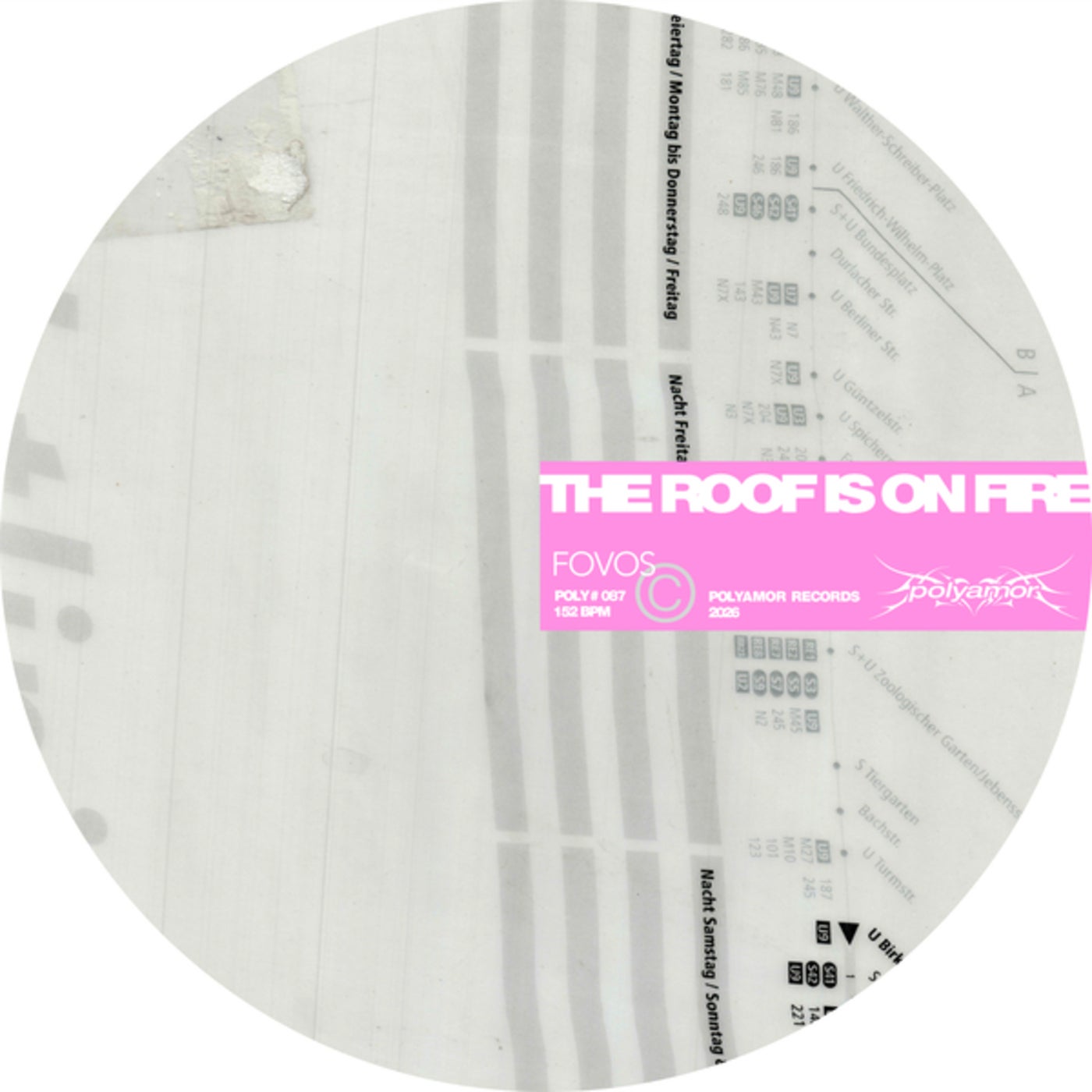 Cover - FOVOS - The Roof Is On Fire (Extended Mix) Promo tools