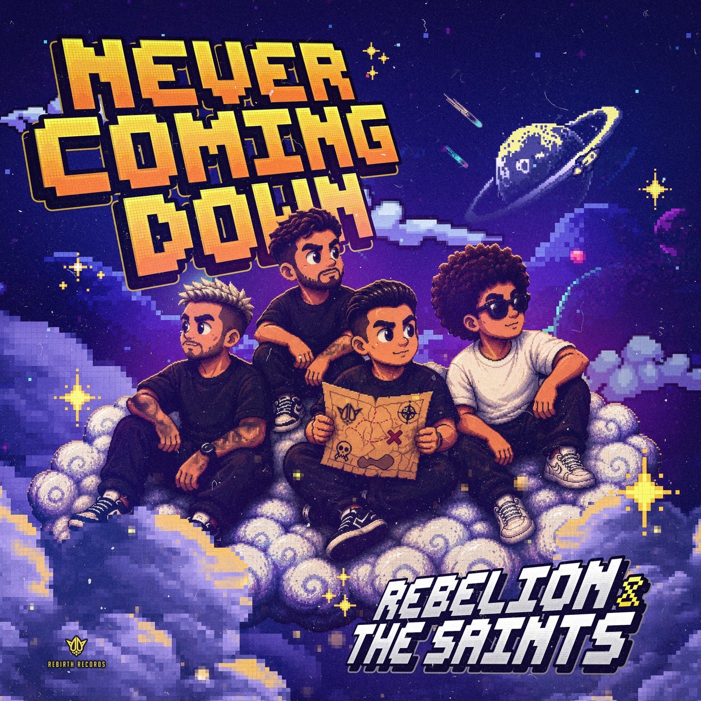 Cover - The Saints, Rebelion - Never Coming Down (Extended Mix) Promo tools