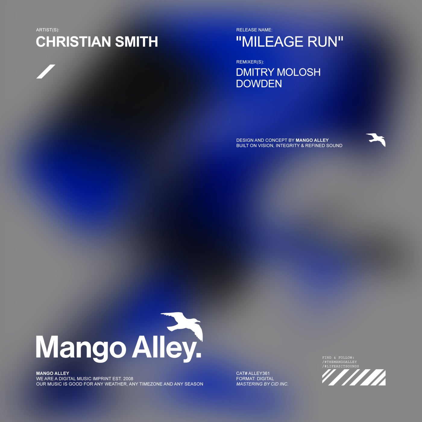 Cover - Christian Smith - Mileage Run (Dowden Remix) Promo tools