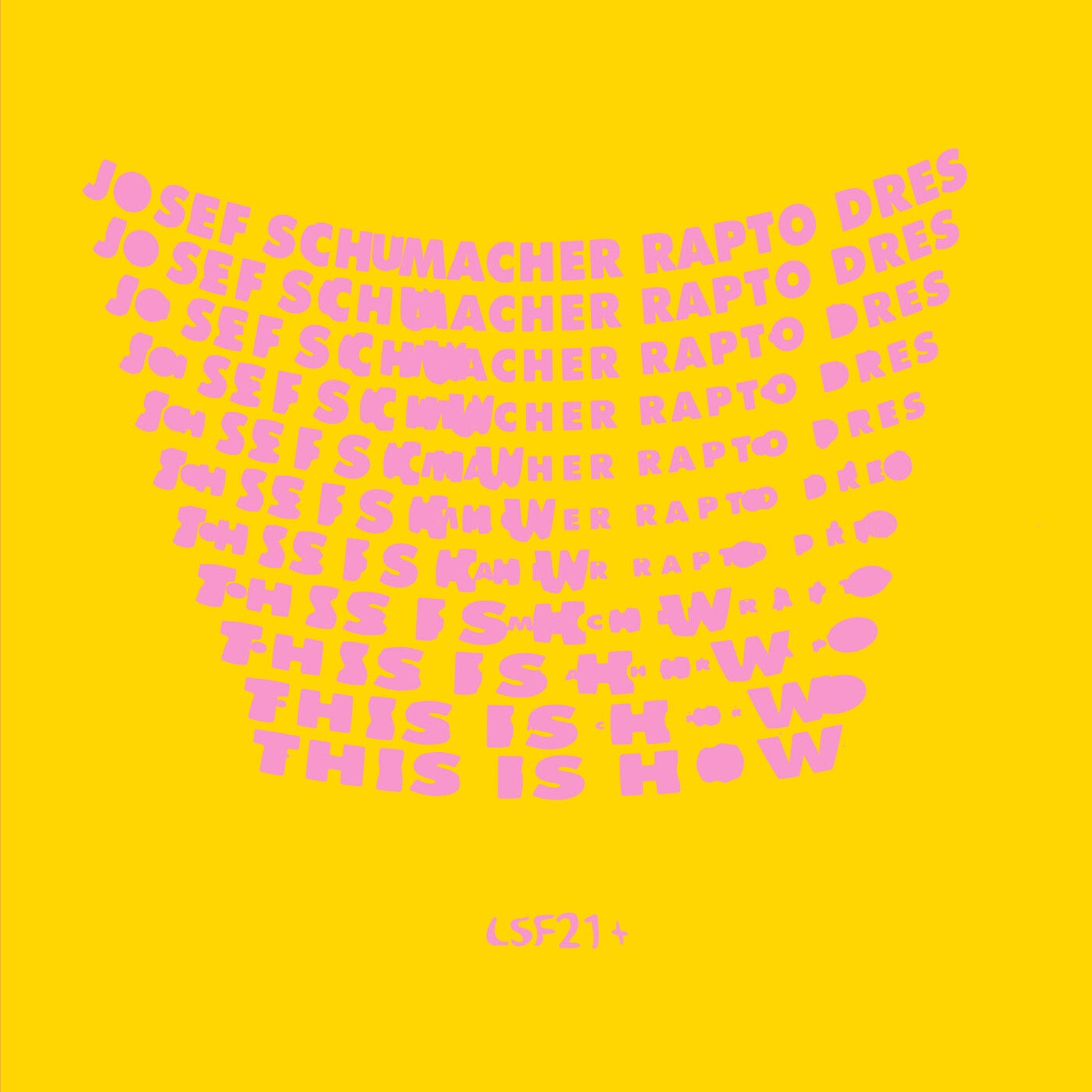 Cover - Josef Schumacher, Rapto, Dres (MX) - This Is How (Original Mix) Promo tools