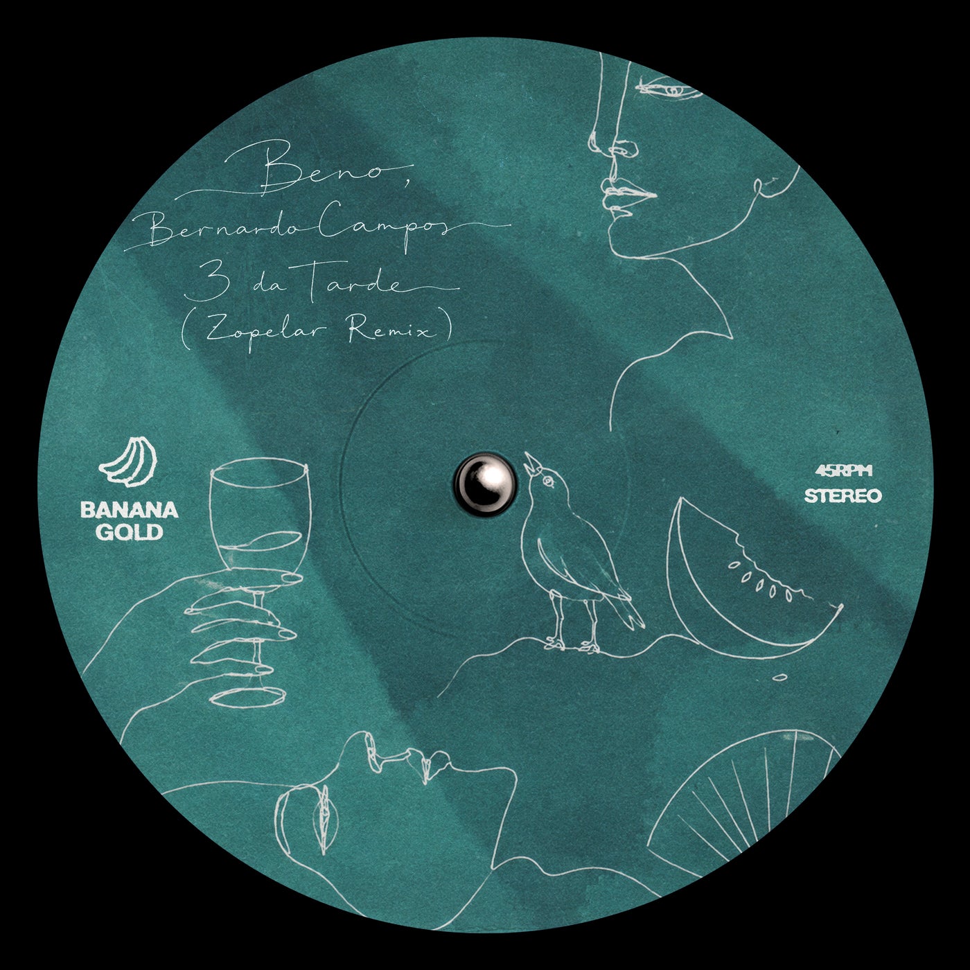 Cover - Bernardo Campos, BENO (BR) - 3 da Tarde (Zopelar Remix) Promo tools