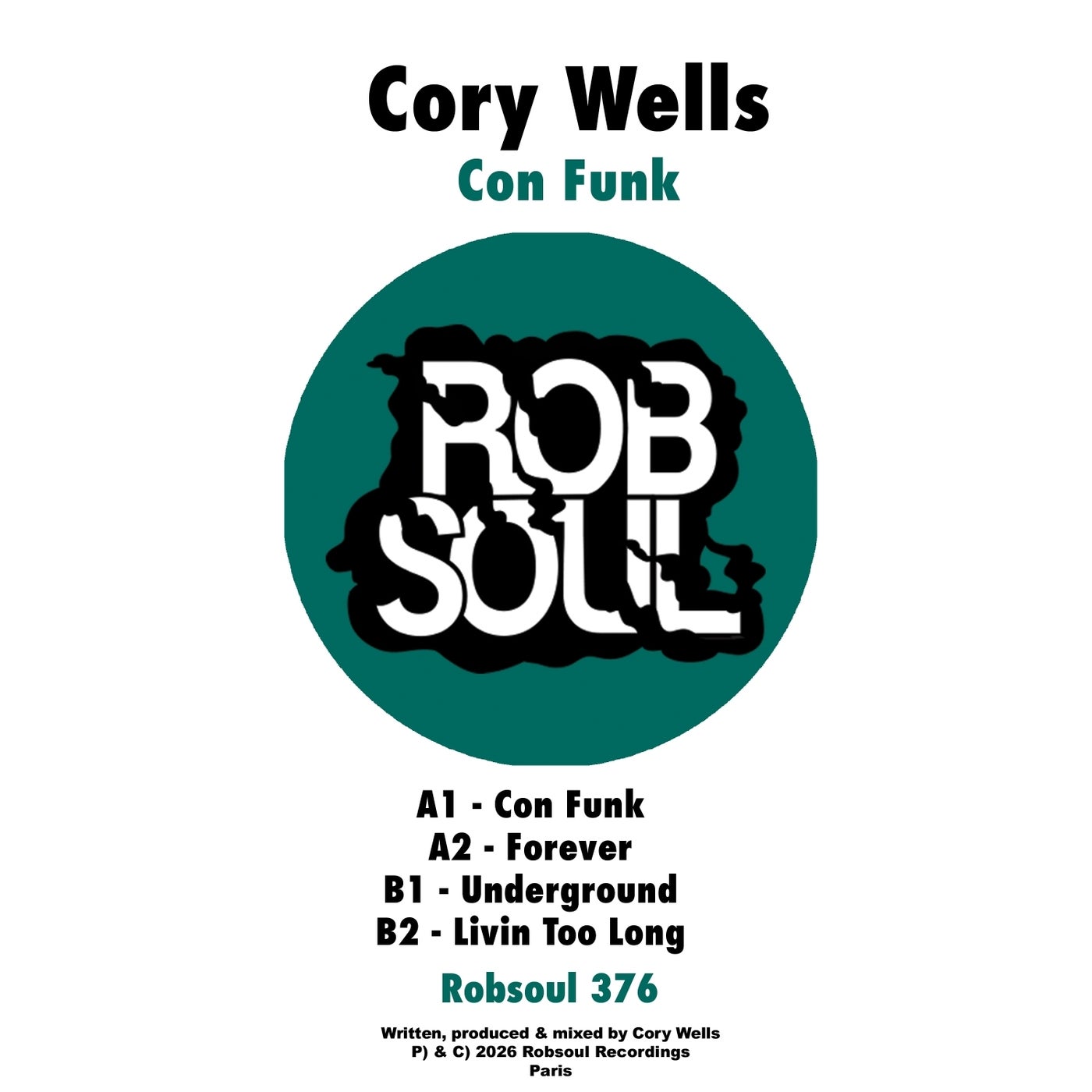 Cover - Cory Wells - Con Funk (Original Mix) Promo tools