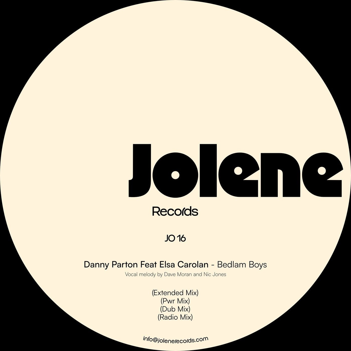 Cover - Danny Parton, Elsa Carolan - Bedlam Boys (Radio Mix) 