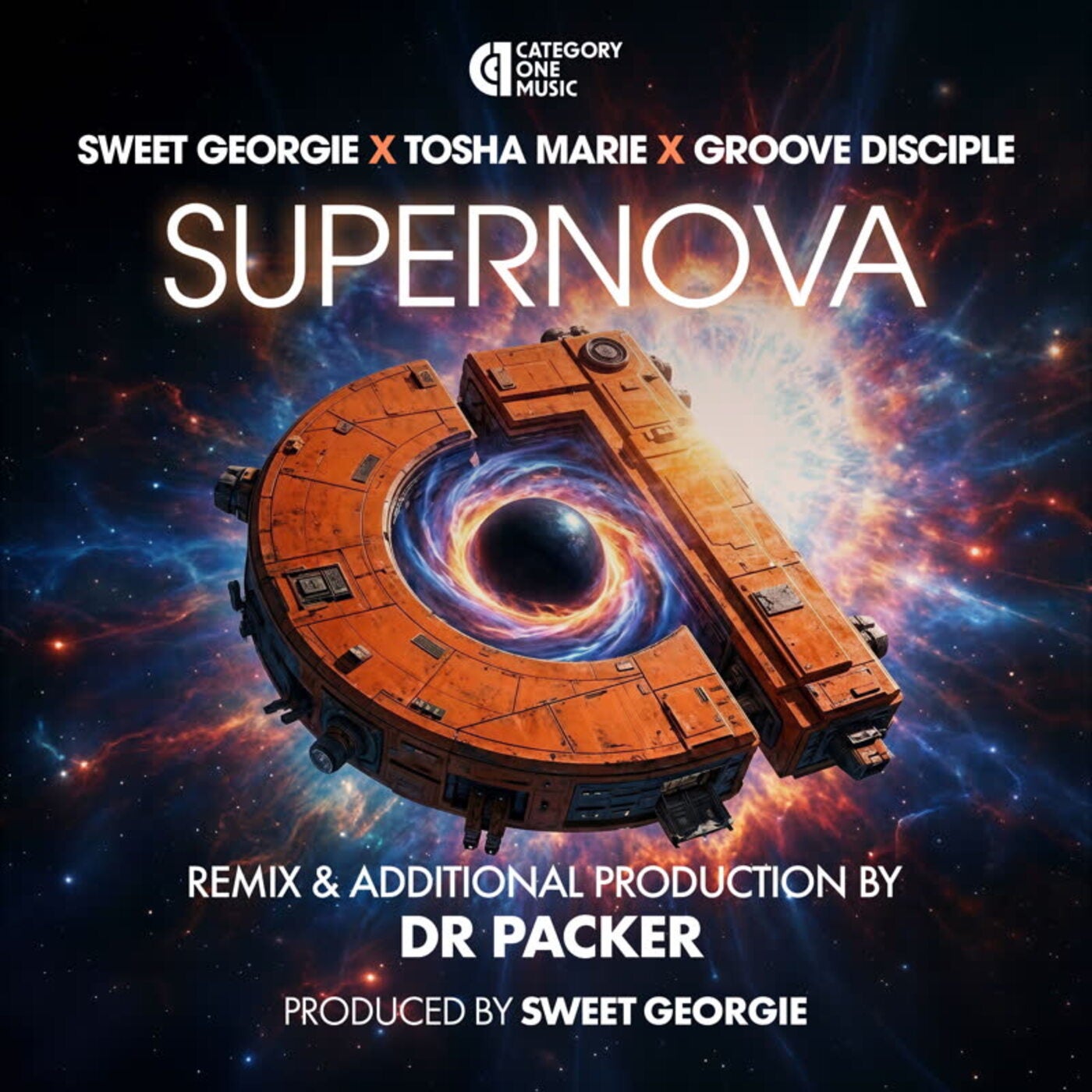 Cover - Sweet Georgie, Tosha Marie, Groove Disciple - Supernova (Dr Packer Extended Mix) Promo tools
