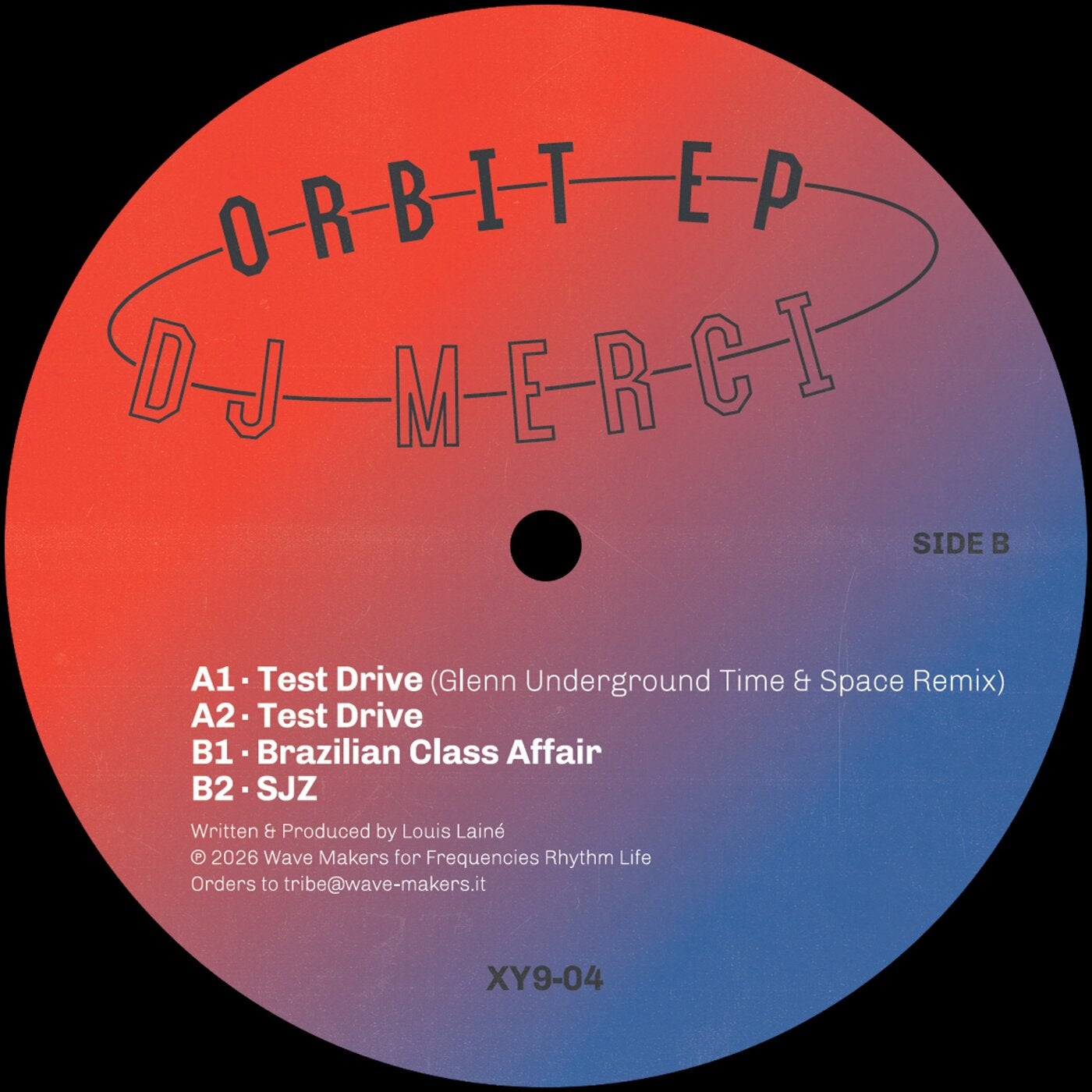 Cover - DJ Merci - Test Drive (Glenn Underground Time & Space Remix) Promo tools