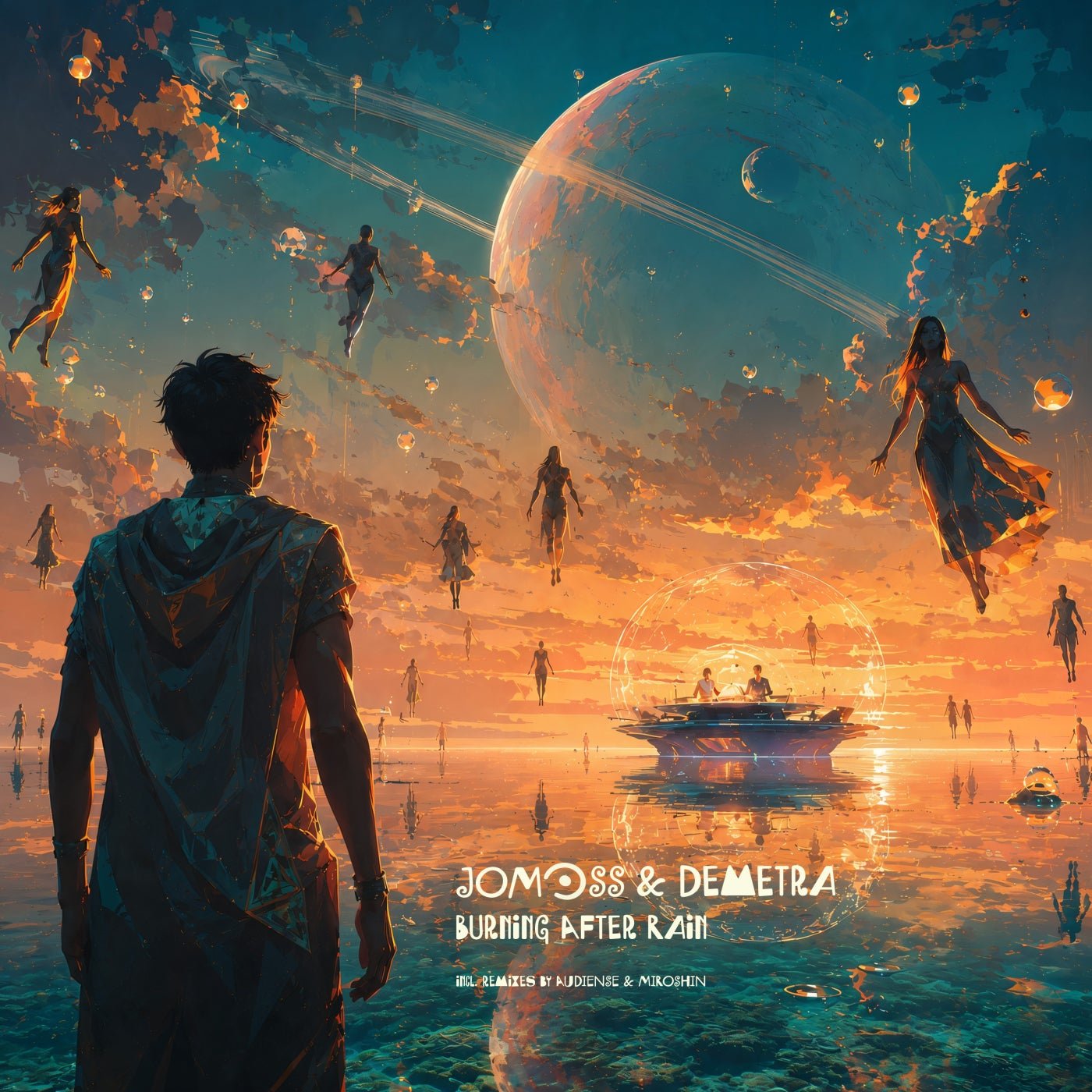 Cover - Jomoss, Nastya Demetra - Burning After Rain (Original Mix) Promo tools