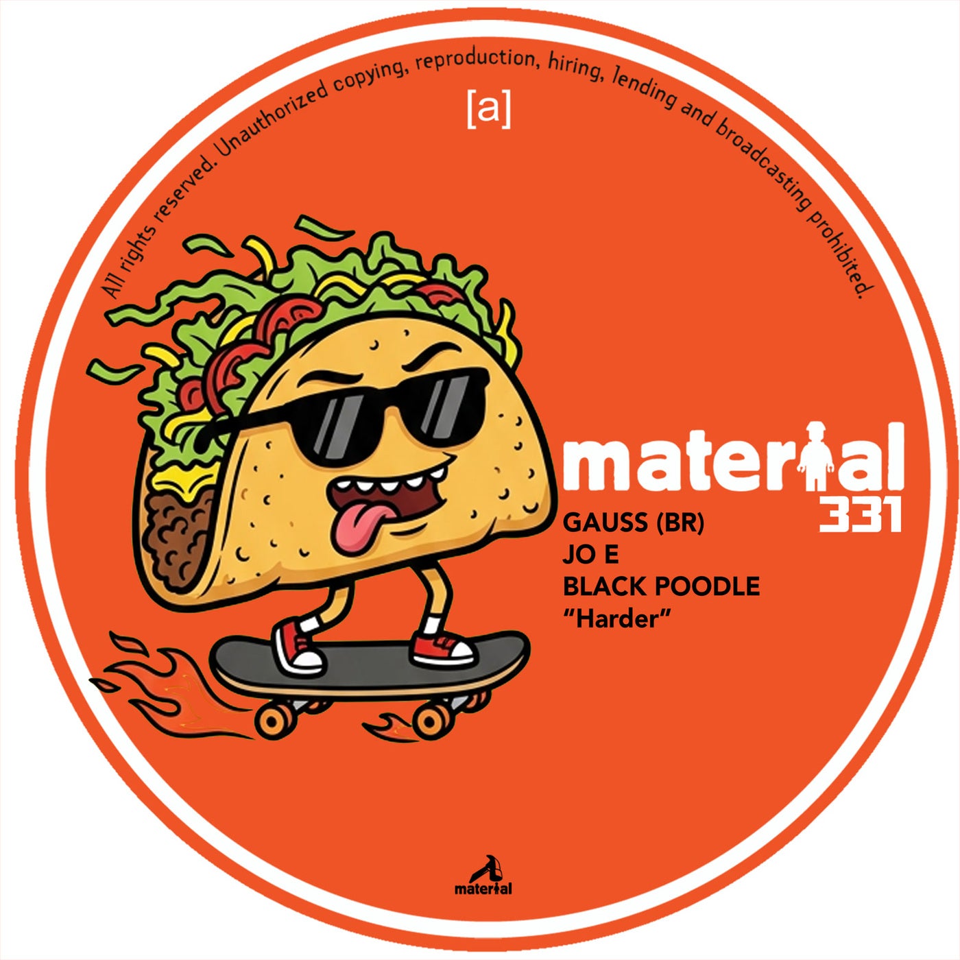 Cover - Gauss (BR), JO E - Harder (Original Mix) Promo tools