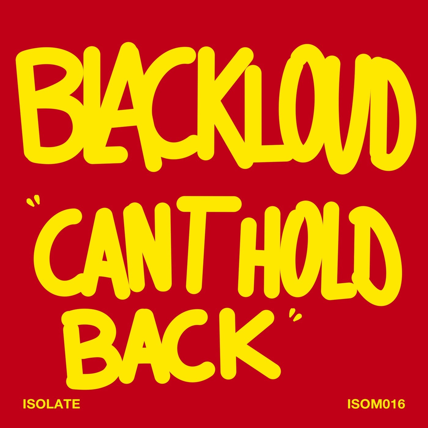 Cover - Blackloud - Can't Hold Back (Original Mix) Promo tools