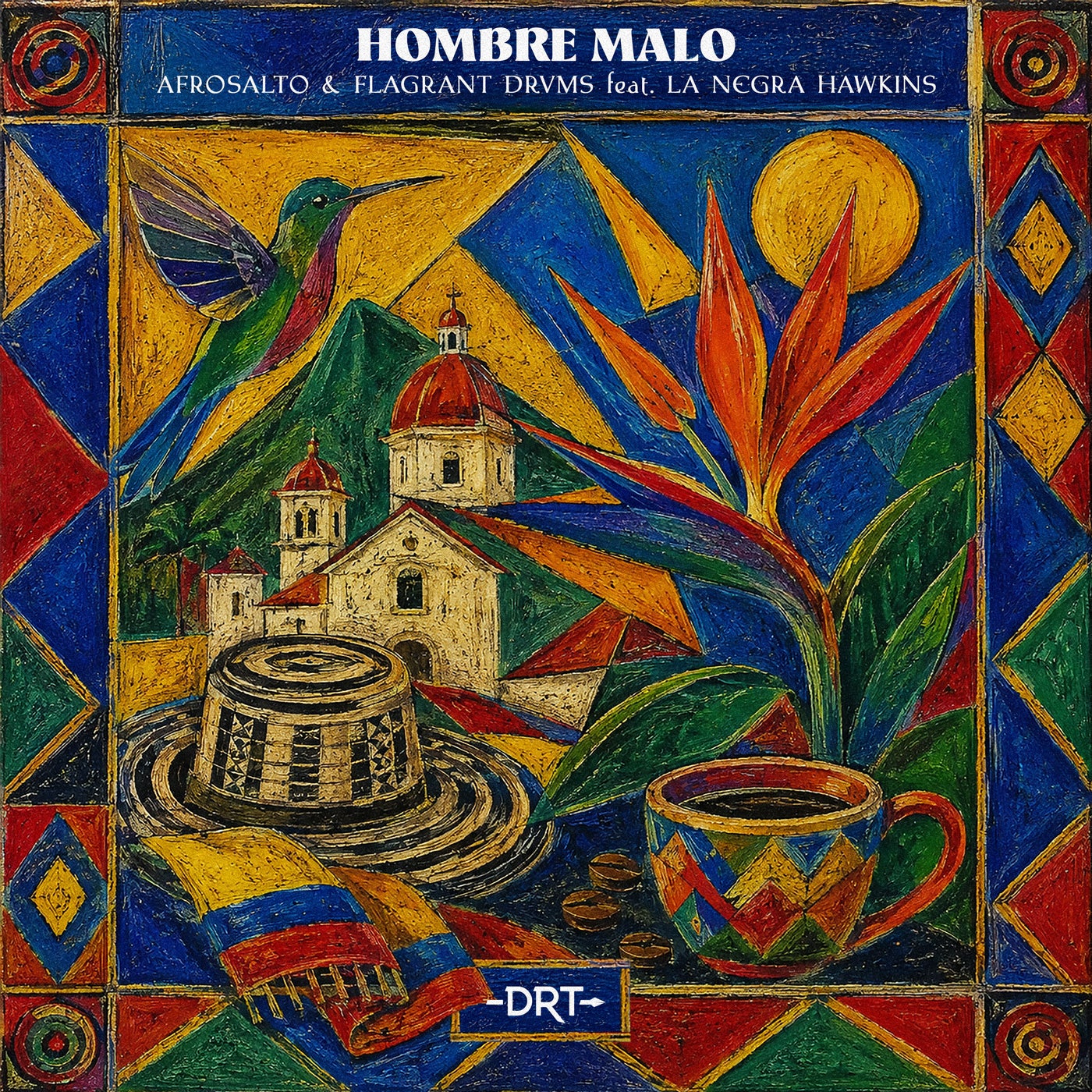 Cover - Flagrant Drvms, La Negra Hawkins, AfroSalto - Hombre Malo feat. La Negra Hawkins (Extended Mix) Promo tools