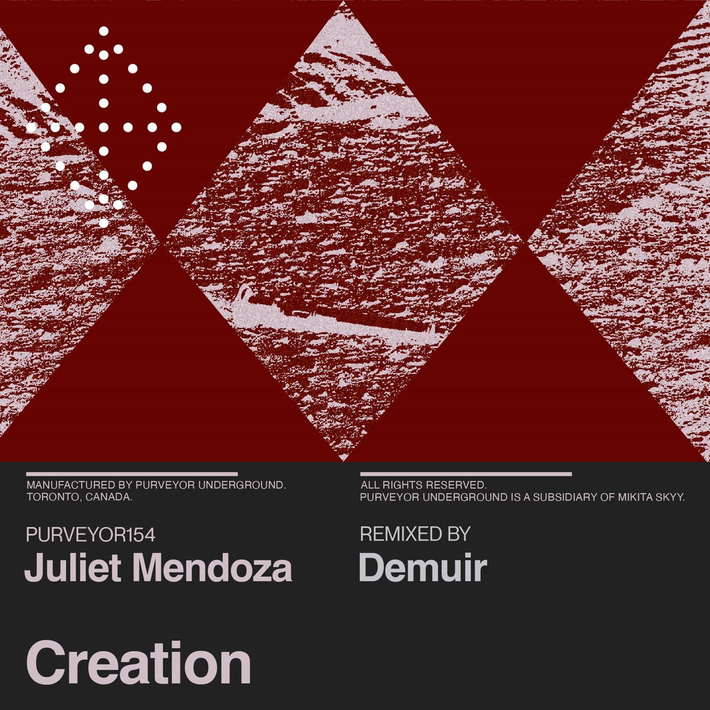 Cover - Juliet Mendoza - Creation (Demuir's Playboi Edit DUB) Promo tools