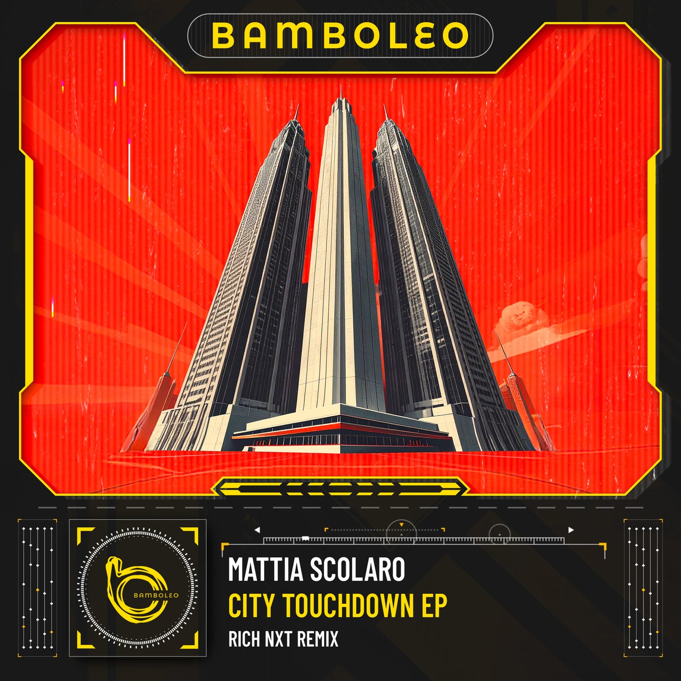 Cover - Mattia Scolaro - City Touchdown (Original Mix) Promo tools