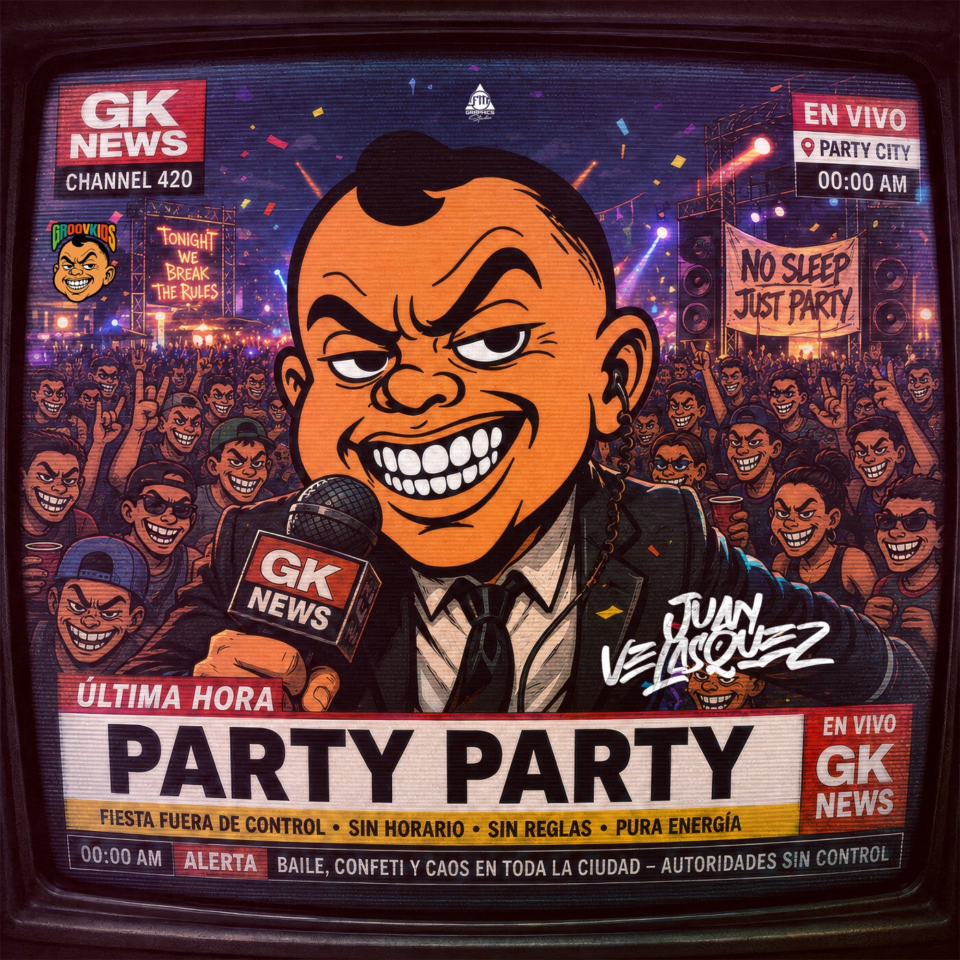 Cover - Juan Velasquez - PARTY PARTY (Original Mix) Promo tools