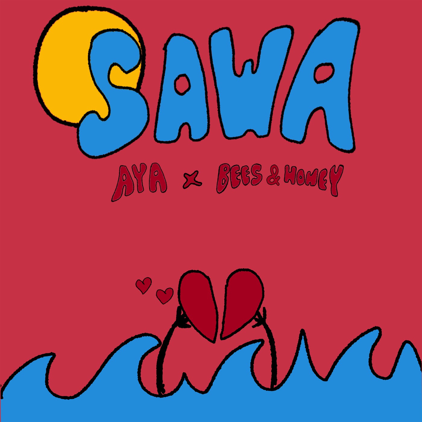 Cover - bees & honey, AYA.SYSTEM - SAWA (Extended) Promo tools
