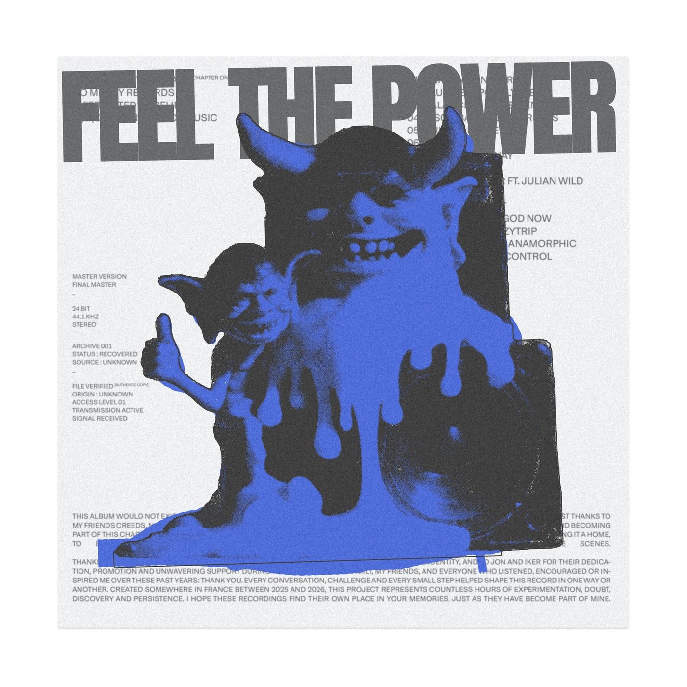 Cover - JKLL, Julian Wild - Feel The Power (Original Mix)