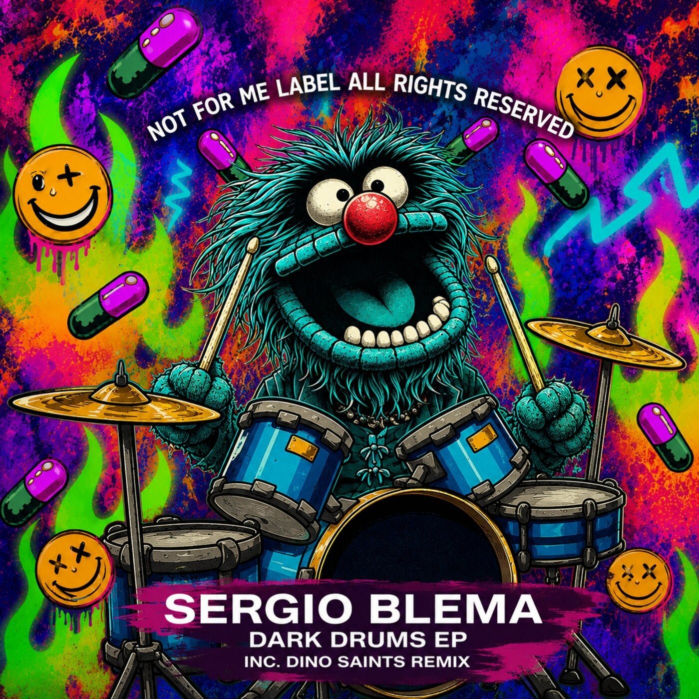 Cover - Sergio Blema - Dark Drums (Dino Saints Remix) Promo tools