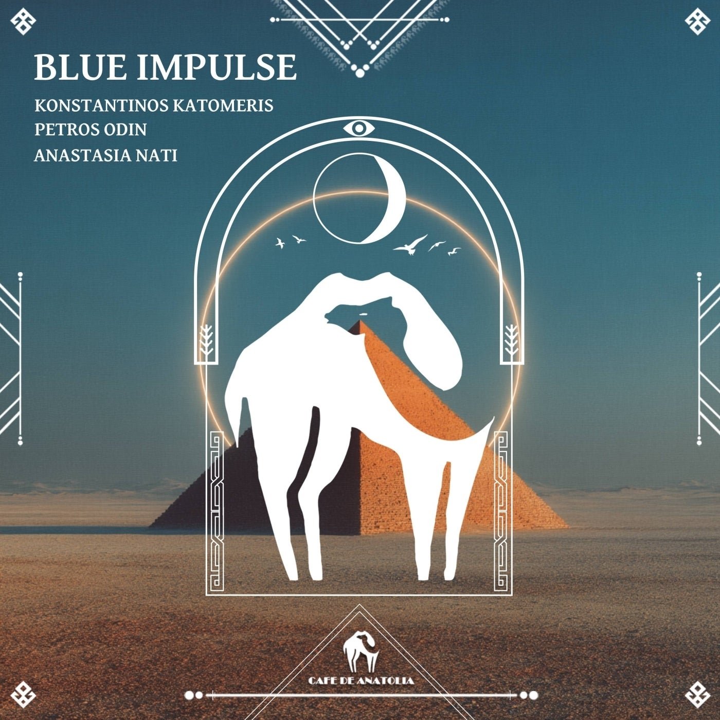 Cover - Petros Odin, Cafe De Anatolia, Anastasia Nati, Konstantinos Katomeris - Blue Impulse (Original Mix) 