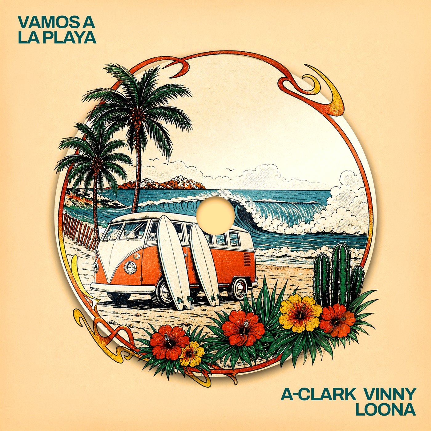 Cover - Vinny, Loona, A-Clark - Vamos A La Playa (Extended Mix) Promo tools