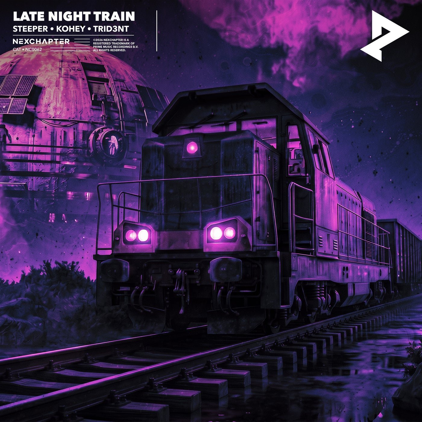 Cover - Steeper, Kohey, TRID3NT - Late Night Train (Extended Mix) 