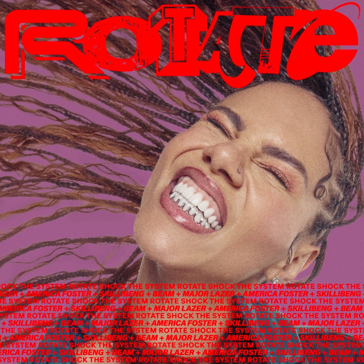 Cover - Diplo, Beam, Major Lazer, Skillibeng, America Foster - RoTATe wiTh aMeRiCa FOsTeR, sKiLLiBeNg aNd bEAM (Original Mix) Promo tools