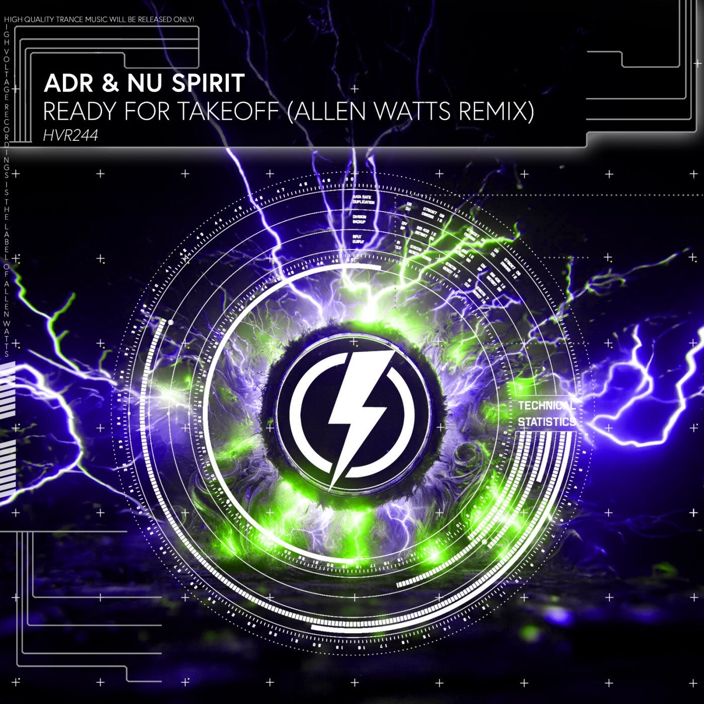 Cover - ADR, Nu Spirit - TakeOff (Allen Watts Extended Remix) Promo tools