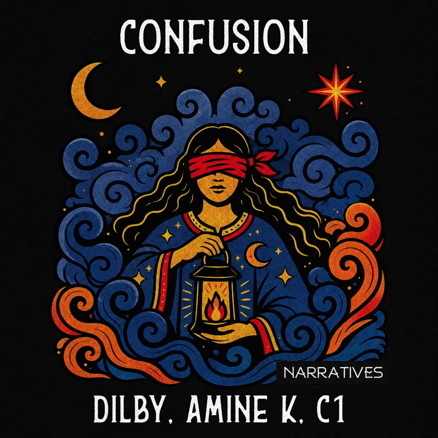 Cover - Dilby, Amine K (Moroko Loko) - Confusion (Extended Mix) Promo tools