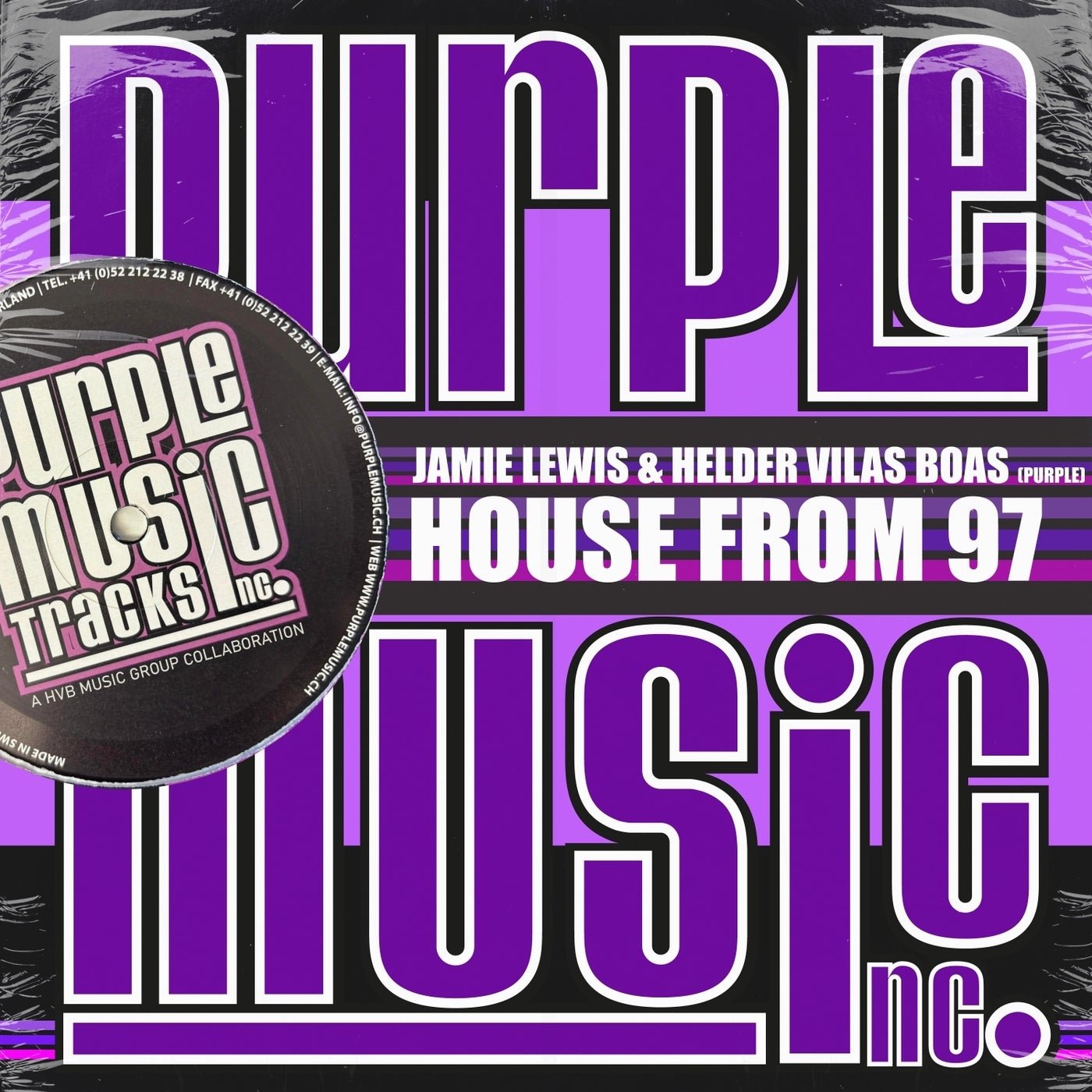 Cover - Jamie Lewis, Helder Vilas Boas (Purple) - House from 97 (Jamie Lewis Re-Twisted Purple Mix)
