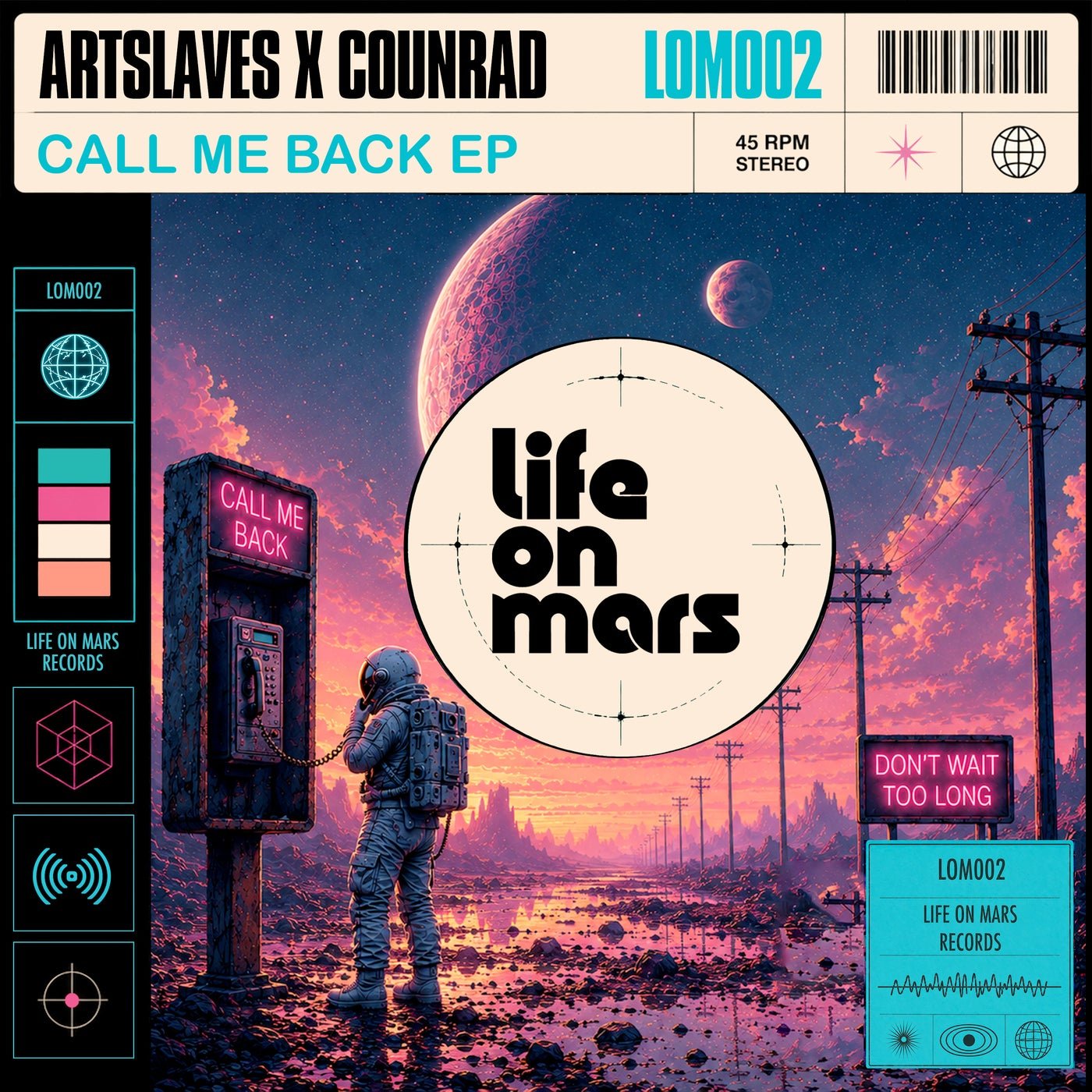 Cover - Artslaves, Counrad - Call Me Back (Original Mix)